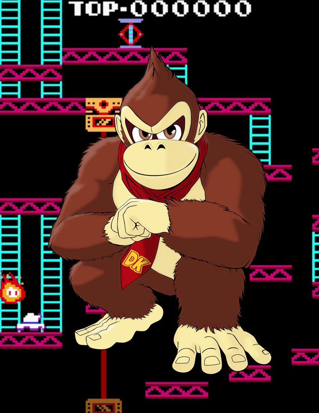 Donkey Kong Art Print