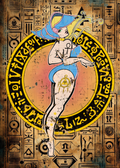 Dark Magician Girl Pin Up Art Print