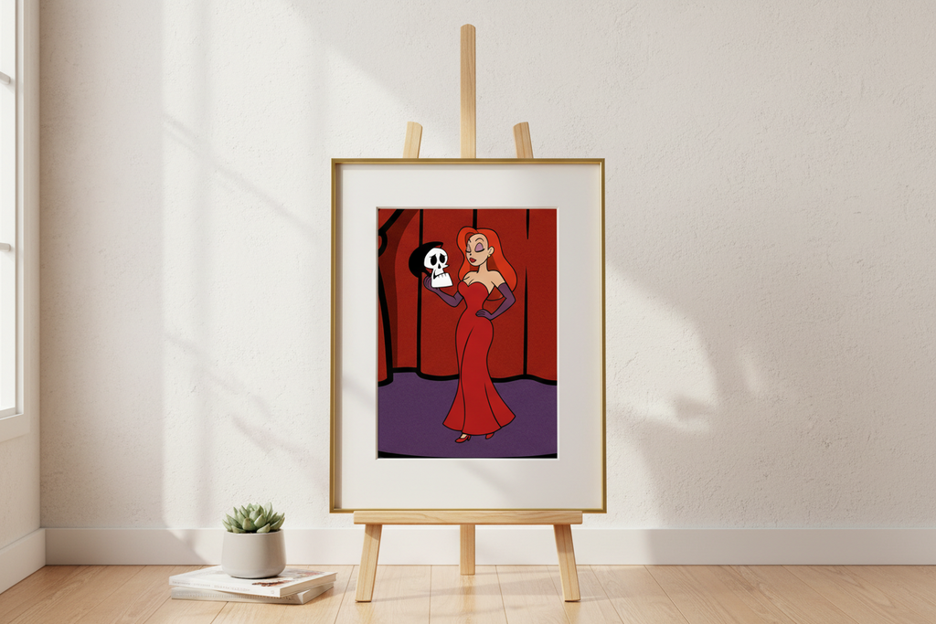 Jessica Rabbit x Grim Art Print