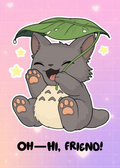 Kawaii Tortoro Art Print