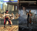 MK Klassic vs New Liu Kang vs Shang Tsung Art Print