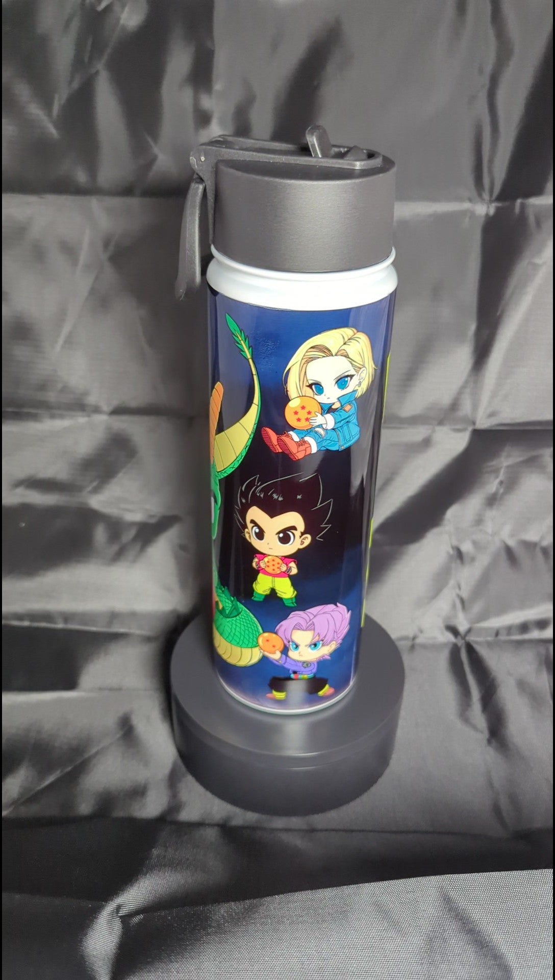 22 Oz customizable water bottle inspired by Dragon Ball