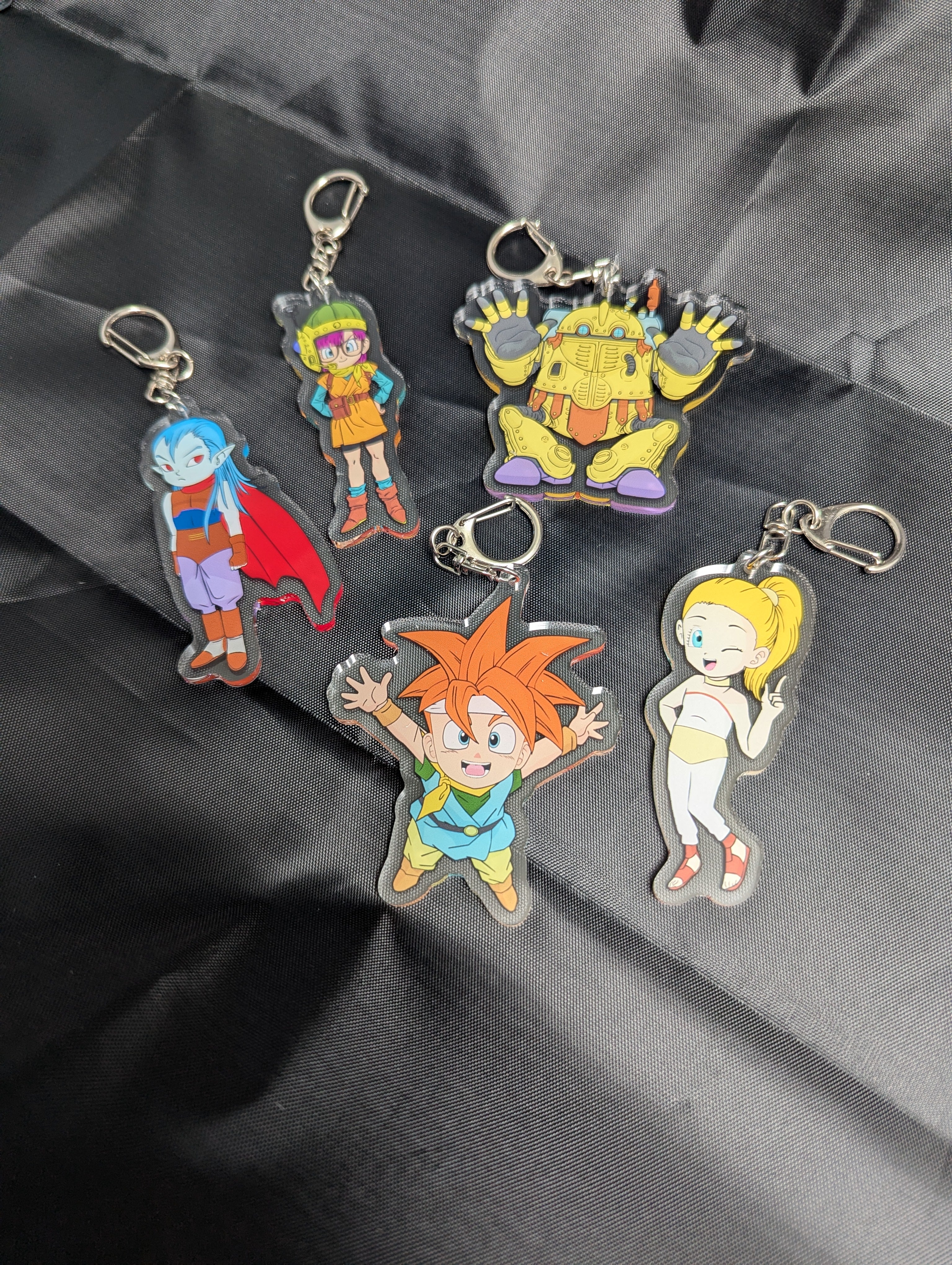 Chibi Chrono Trigger Inspired Keychains