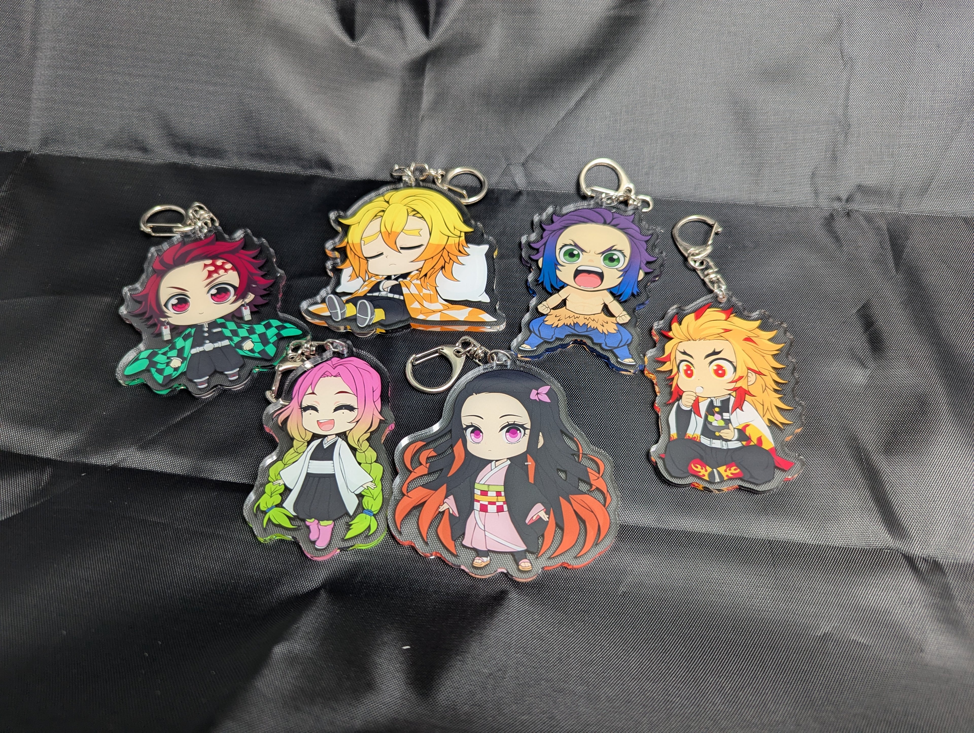 Chibi Demon Slayer Inspired Keychains