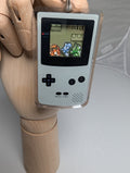 Gameboy shaker keychain inspired by Pokemon Red, Blue, and Green