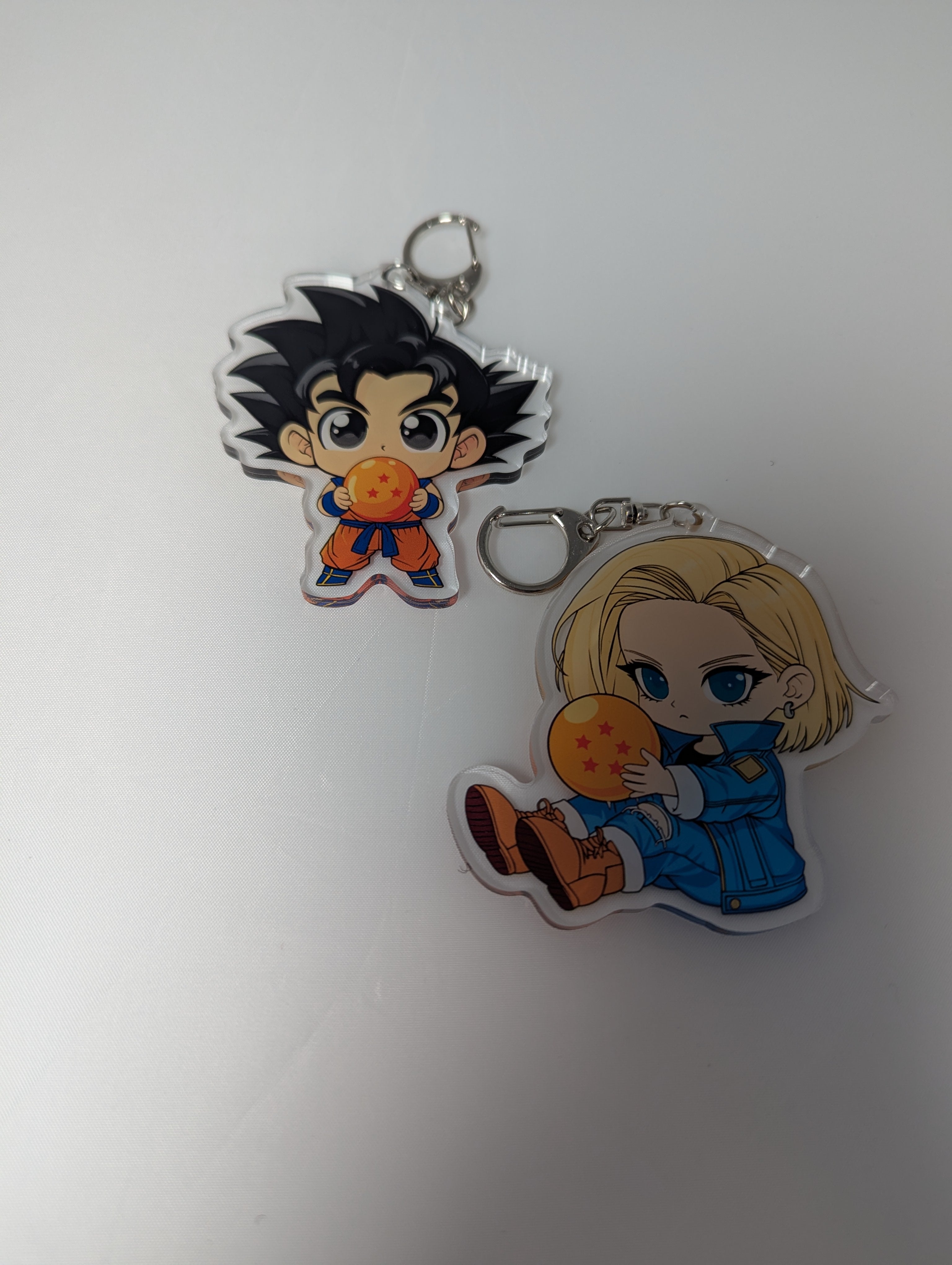 Chibi Dragon Ball Inspired Keychains