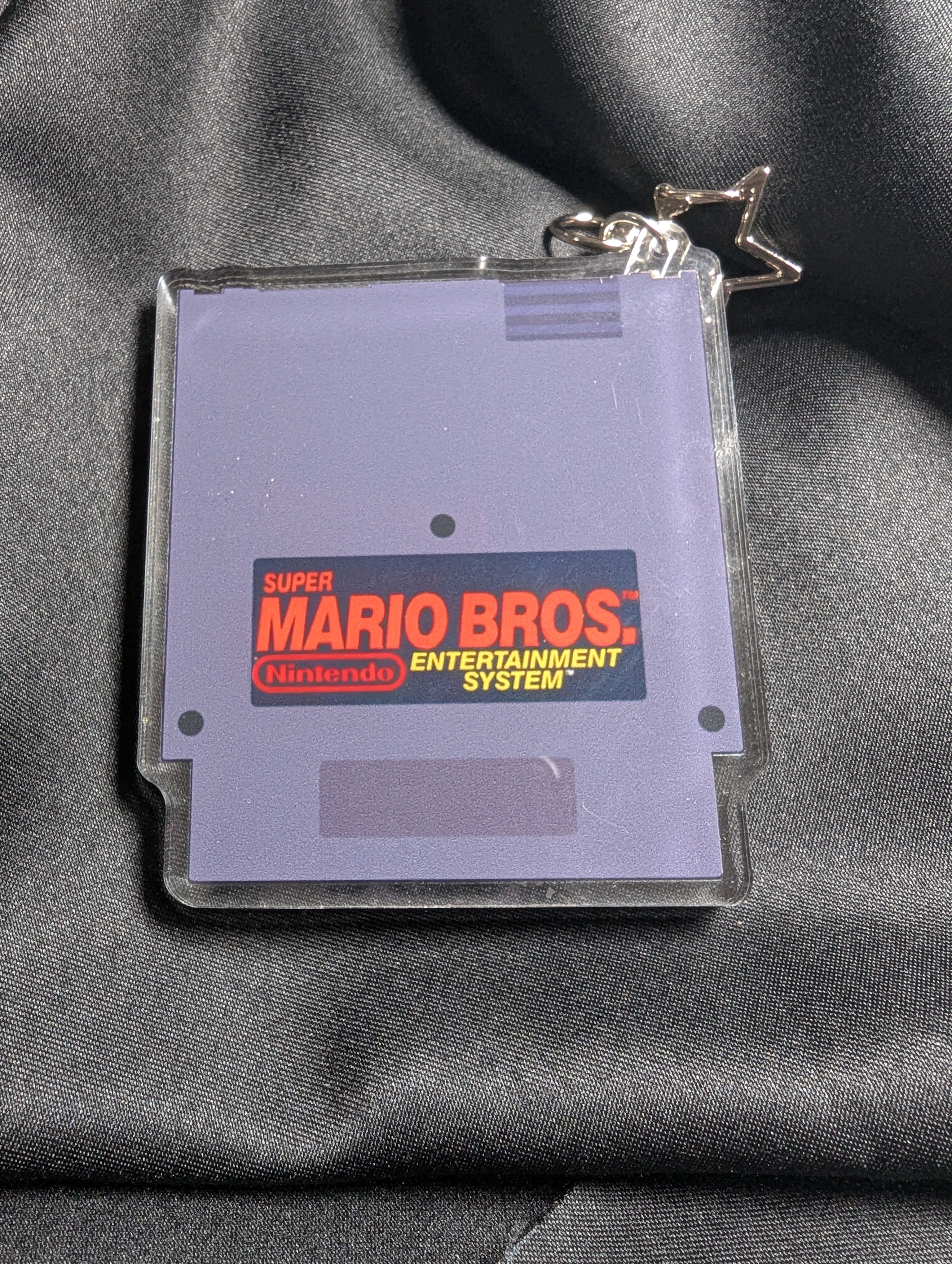 Nintendo NES Super Mario Bros Inspired Shaker Keychain