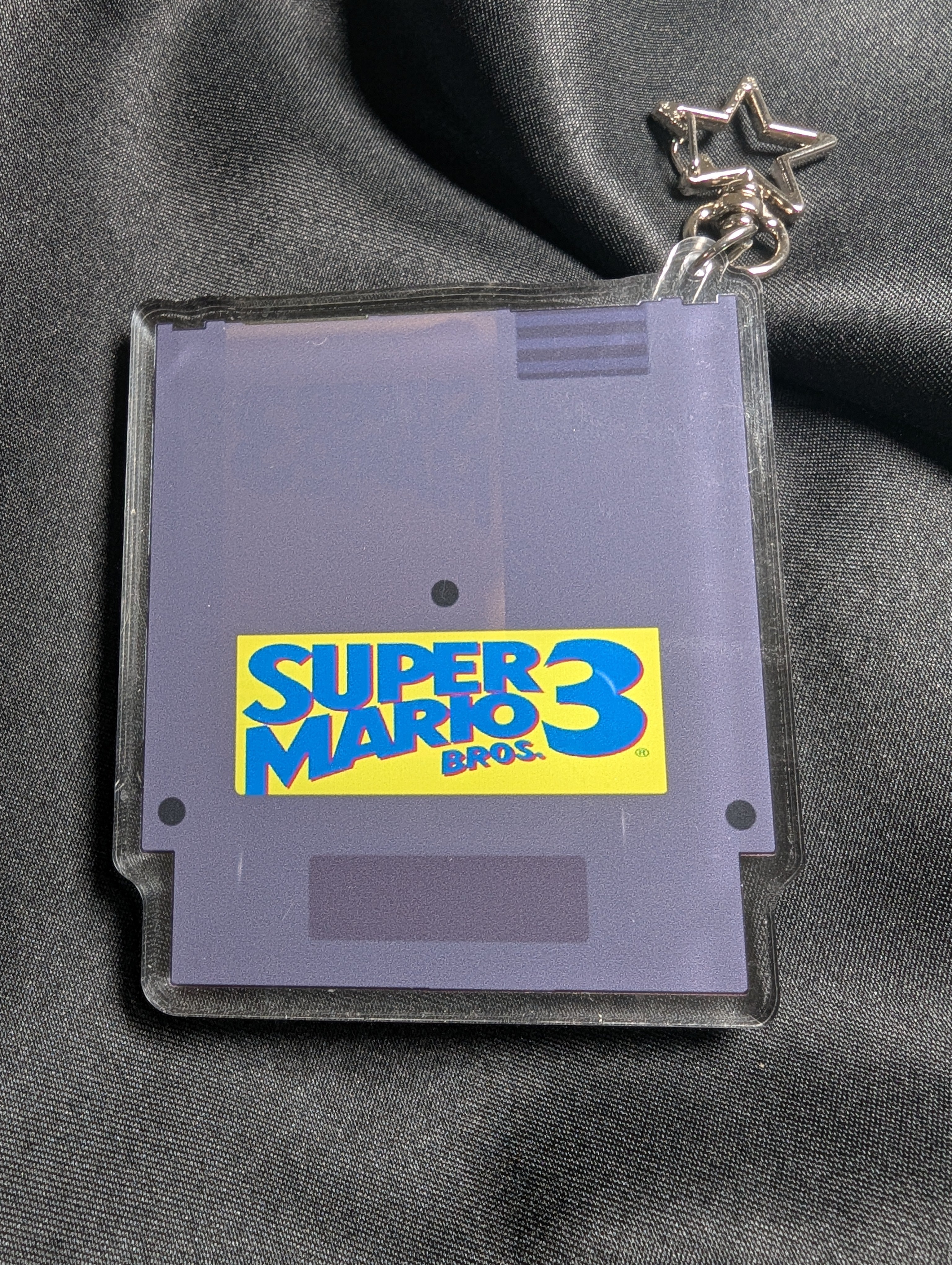 Nintendo NES Super Mario 3 Inspired Shaker Keychain