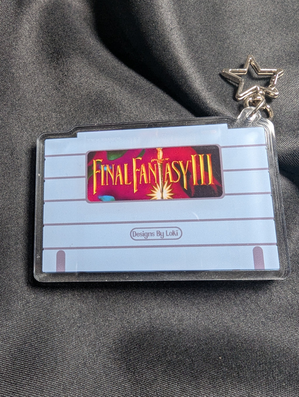 Nintendo SNES Final Fantasy III/VI Inspired Shaker Keychain