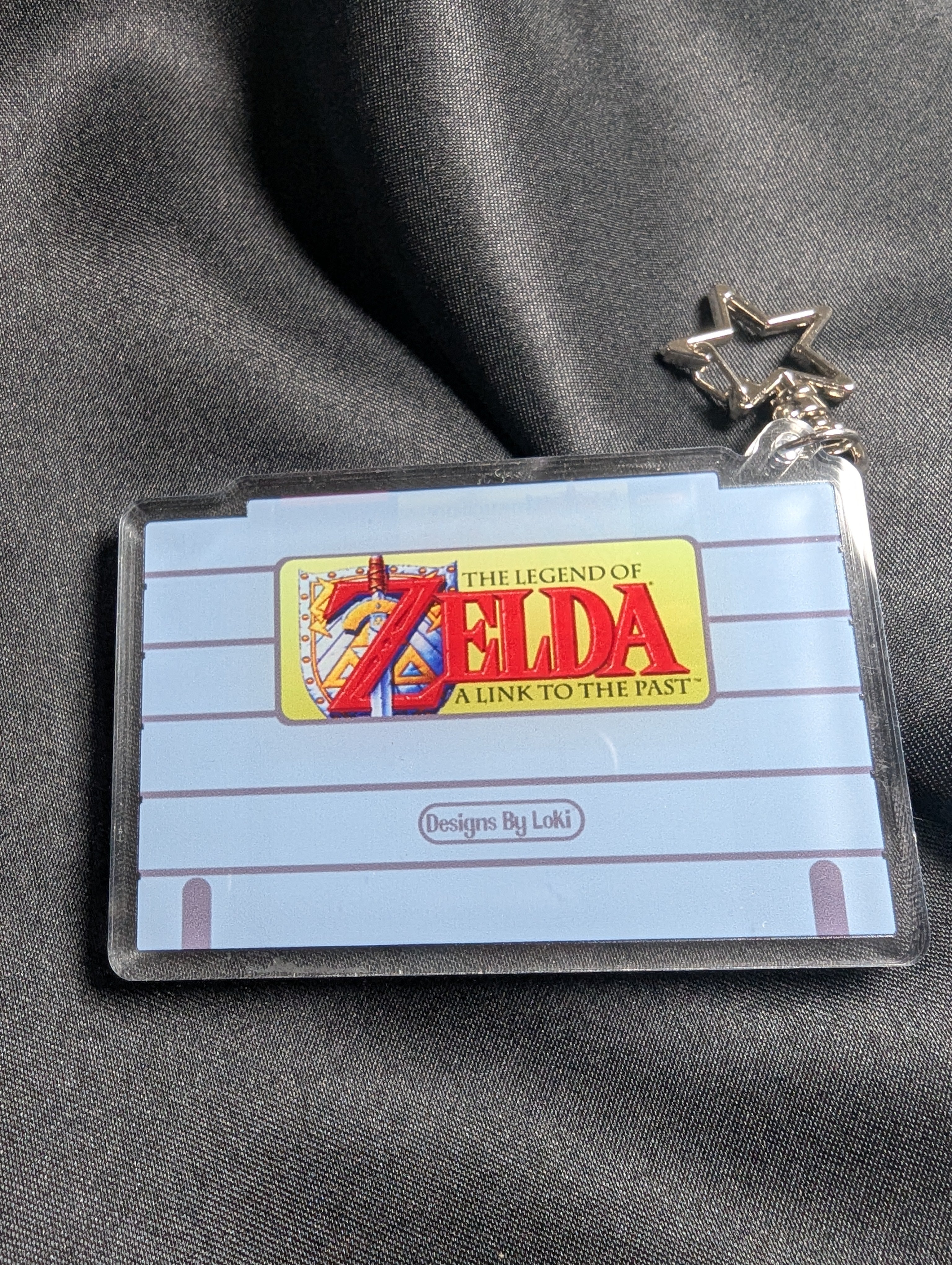 Nintendo SNES Legend of Zelda Inspired Shaker Keychain