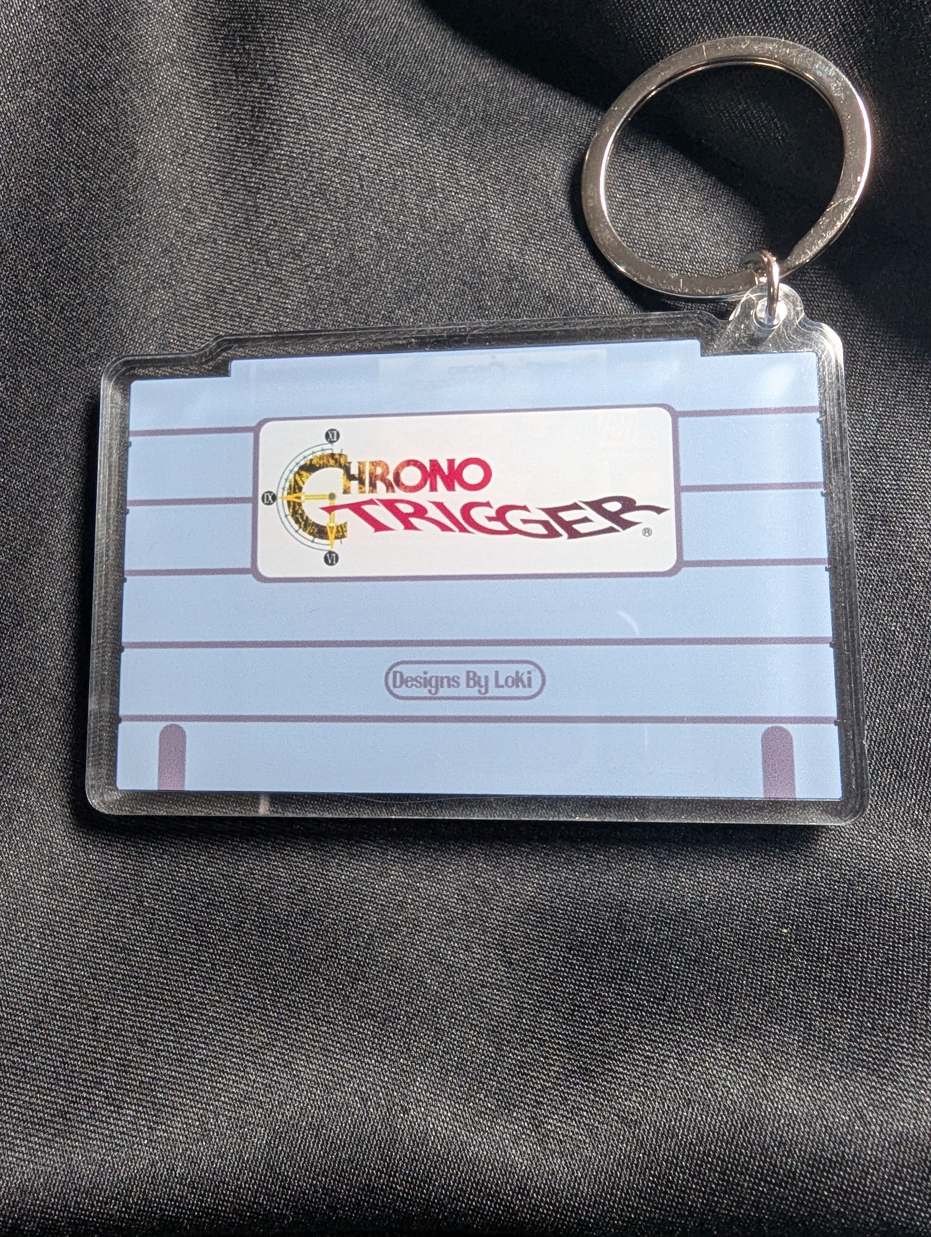 Nintendo SNES Chrono Trigger Inspired Shaker Keychain