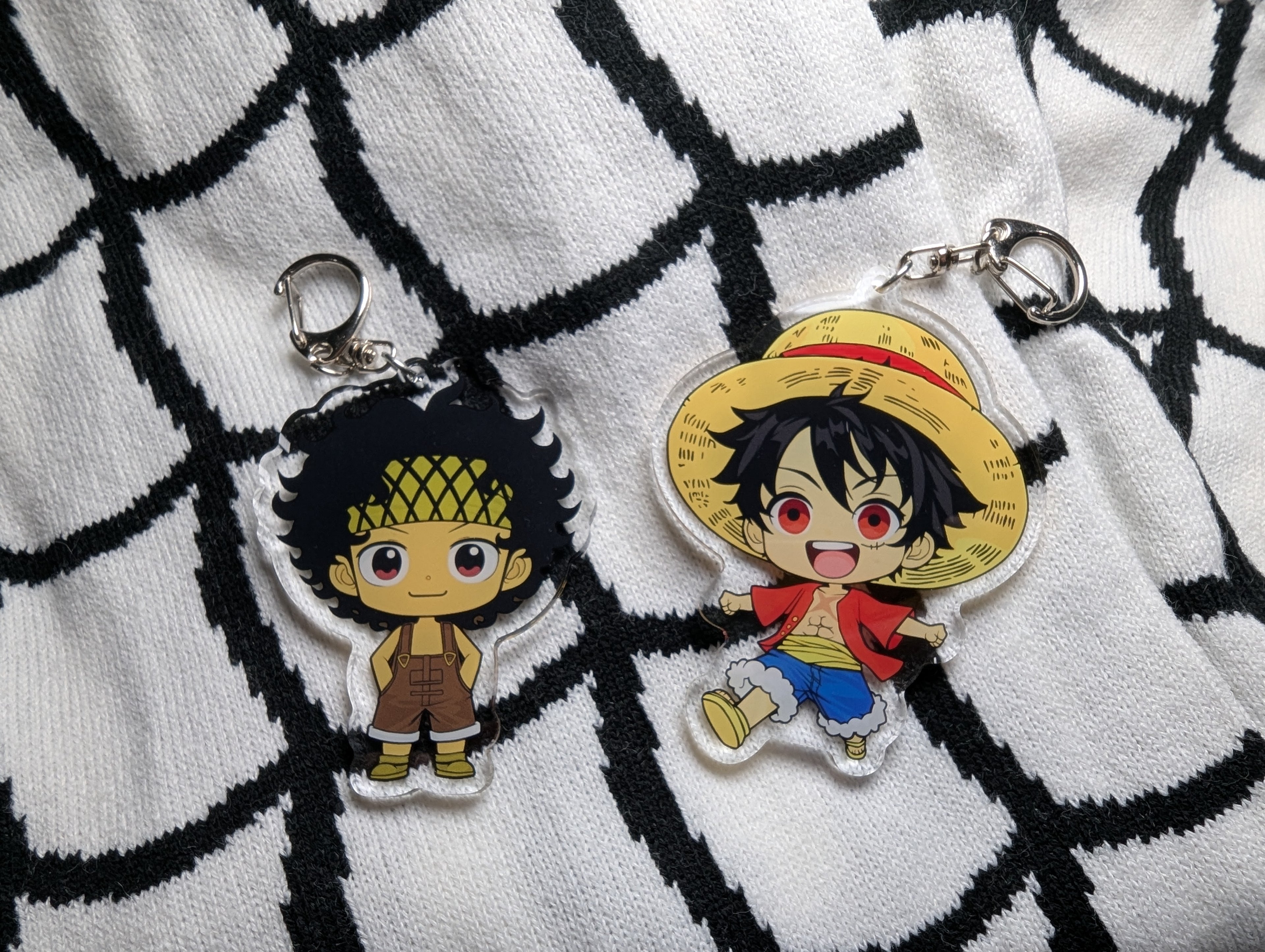 Chibi One Piece Inspired Keychains
