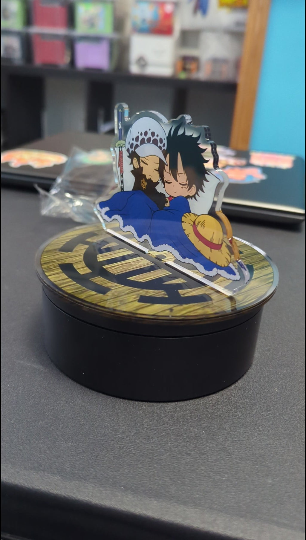 Traffy x Luffy One Piece Inspired Acrylic Standee