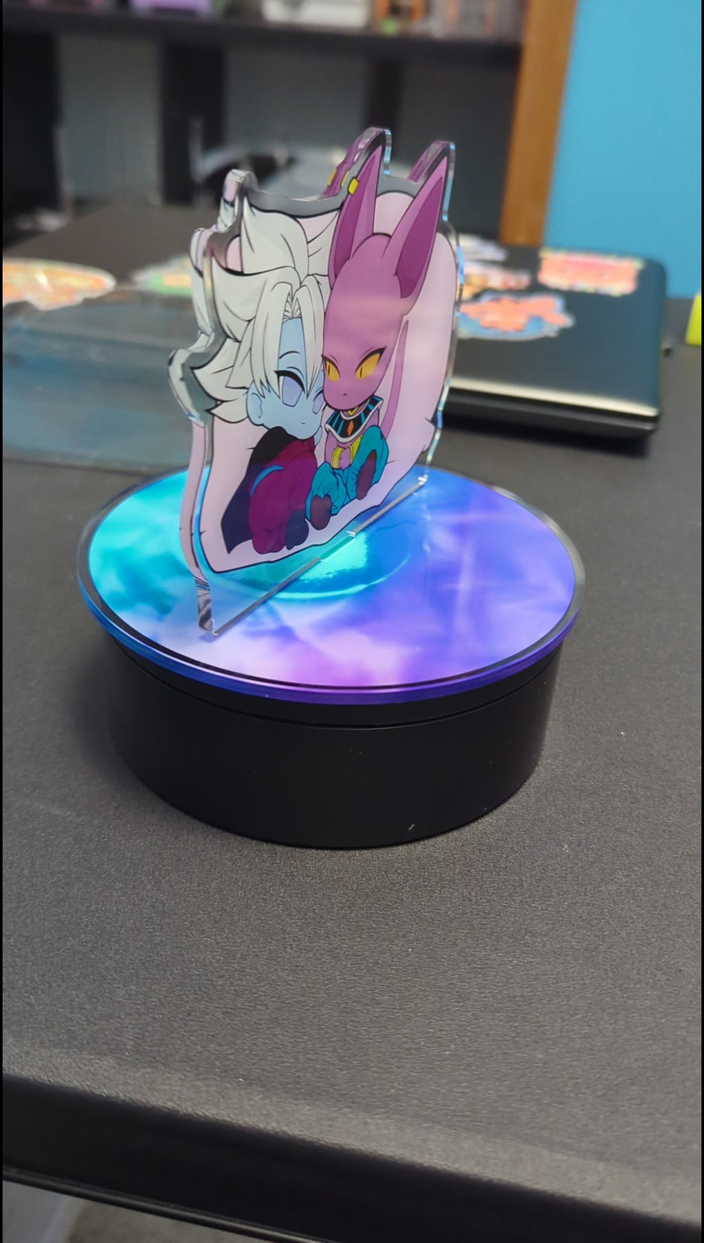 Beerus x Whis Dragon Ball Inspired Acrylic Standee