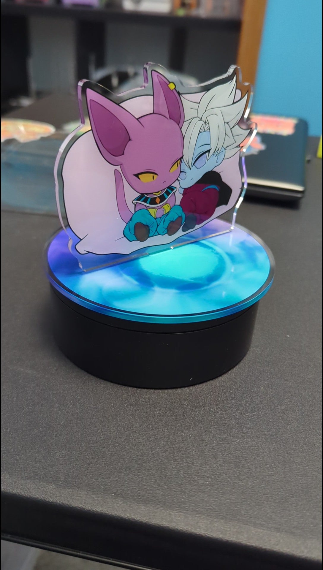 Beerus x Whis Dragon Ball Inspired Acrylic Standee