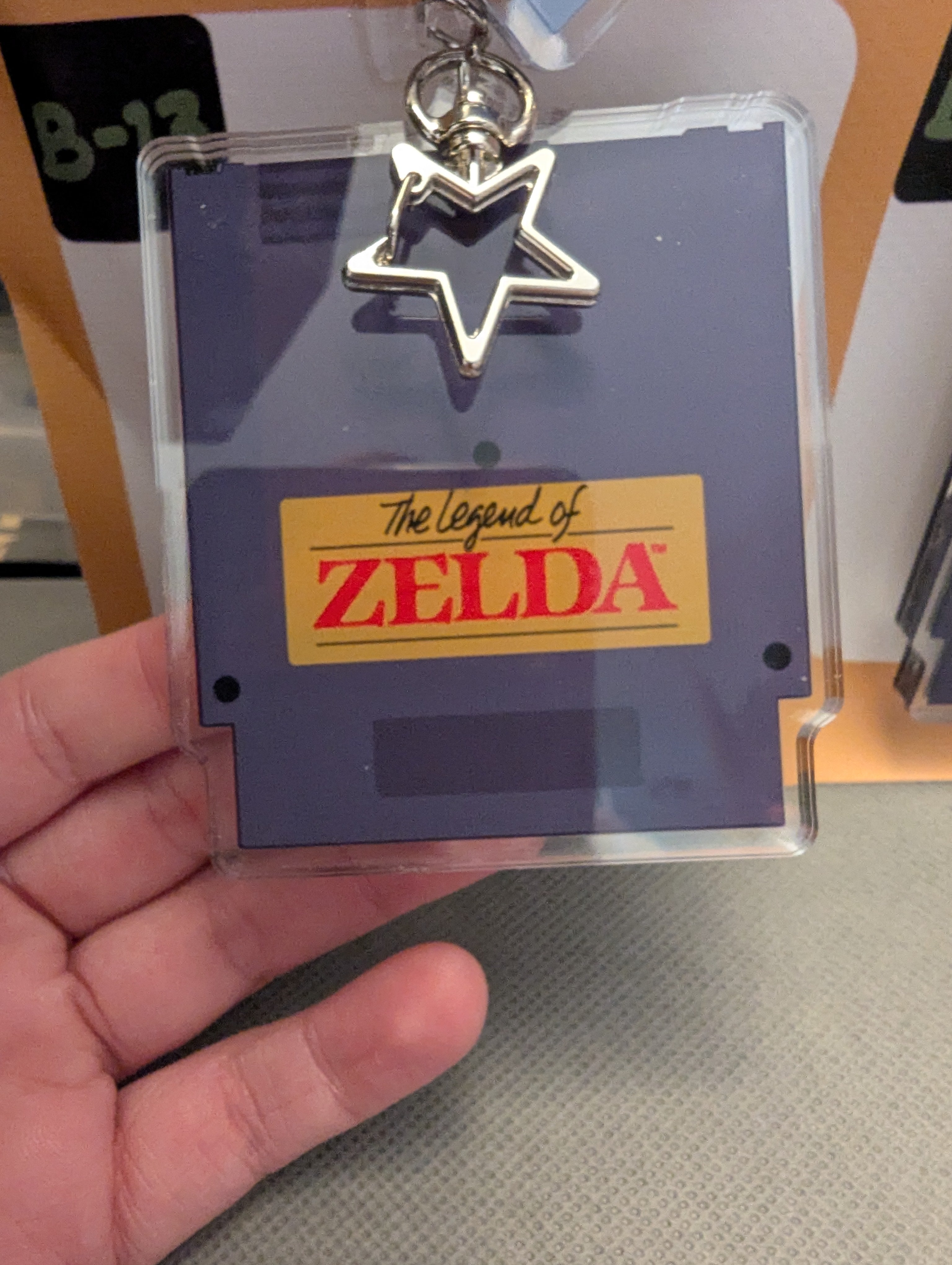 Nintendo NES Legend of Zelda Inspired Shaker Keychain