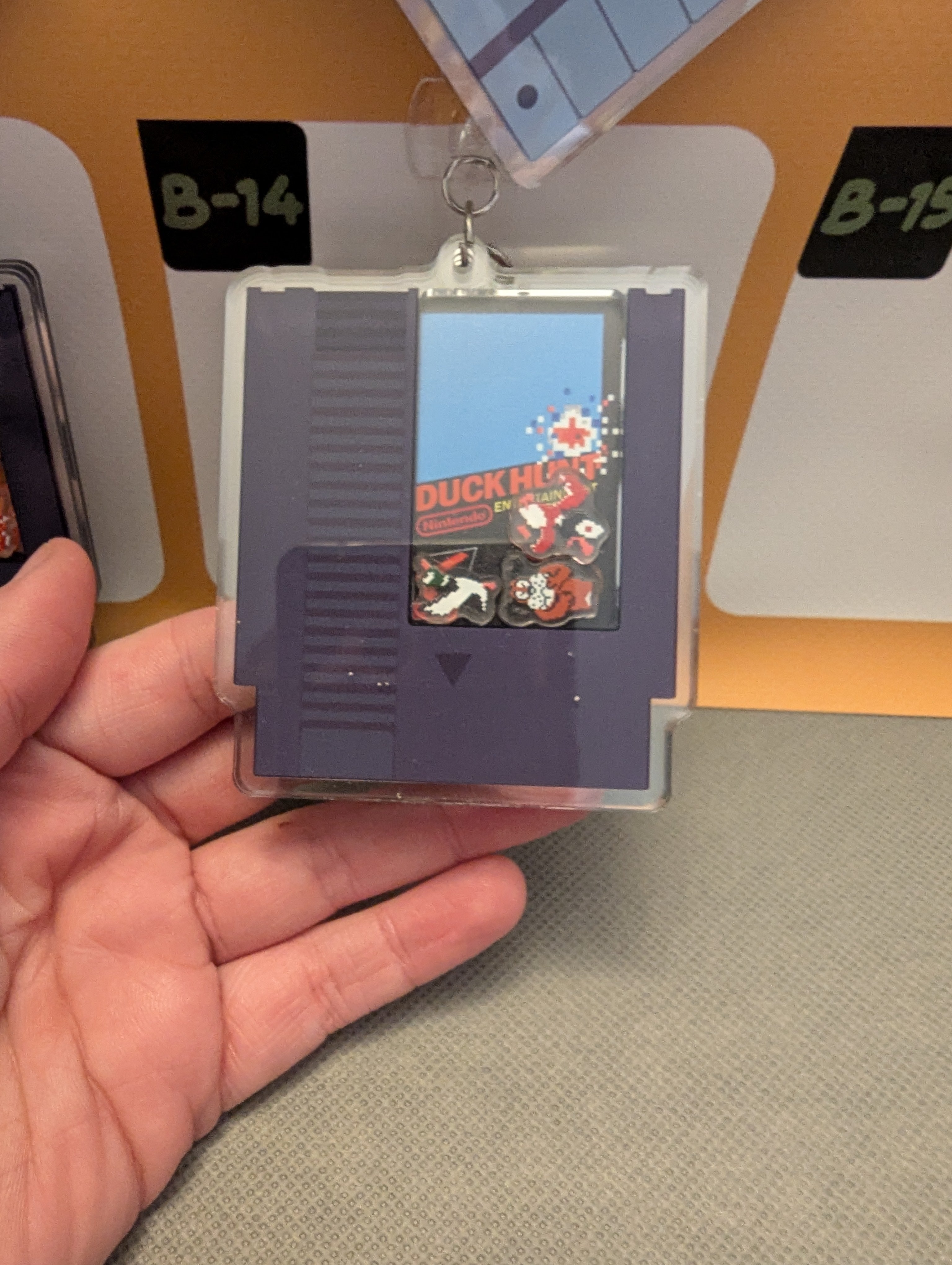Nintendo NES Duck Hunt Inspired Shaker Keychain