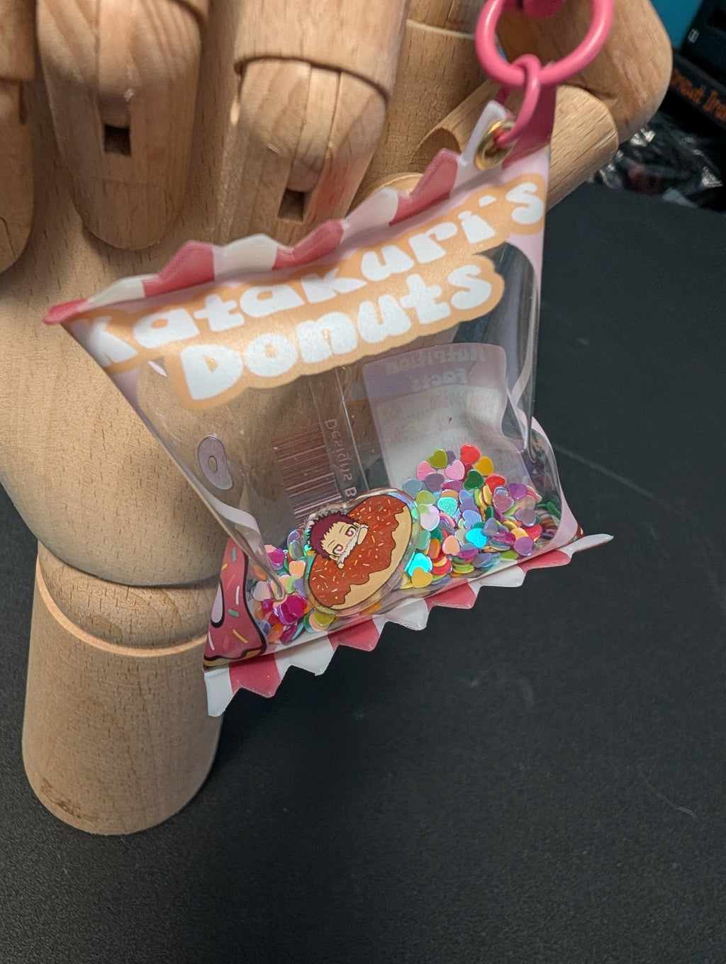Candy Bag shaker keychain inspired by One Piece