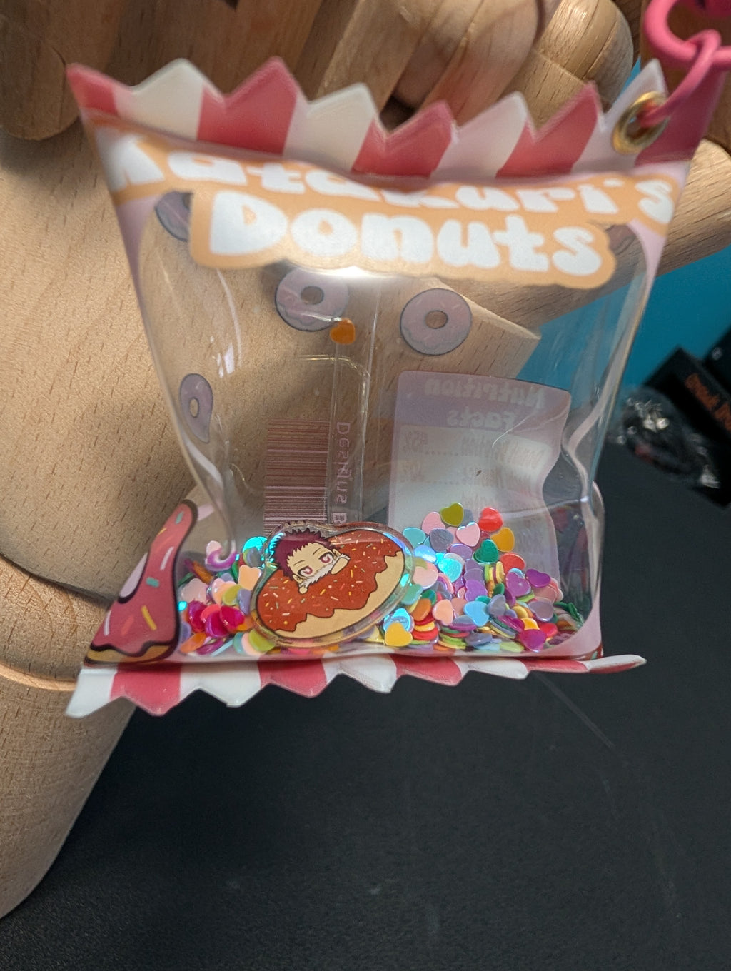 Candy Bag shaker keychain inspired by One Piece
