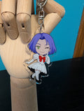Chibi James Keychain inspired by Pokemon