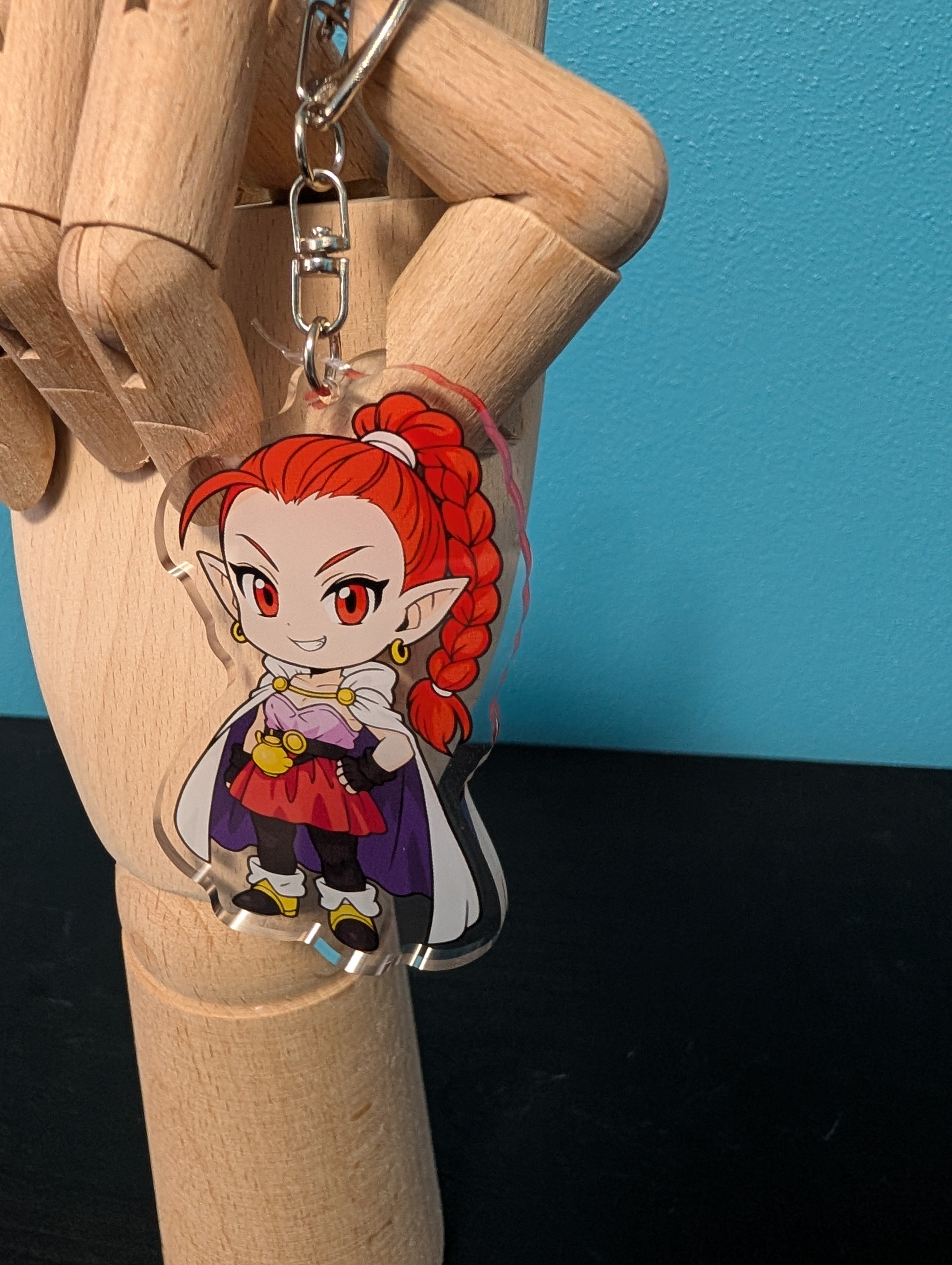 Chibi Chrono Trigger inspired Flea Keychain