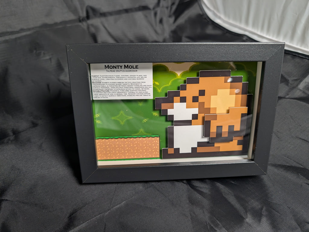 Monty Mole 4x6 Pixel Preservation