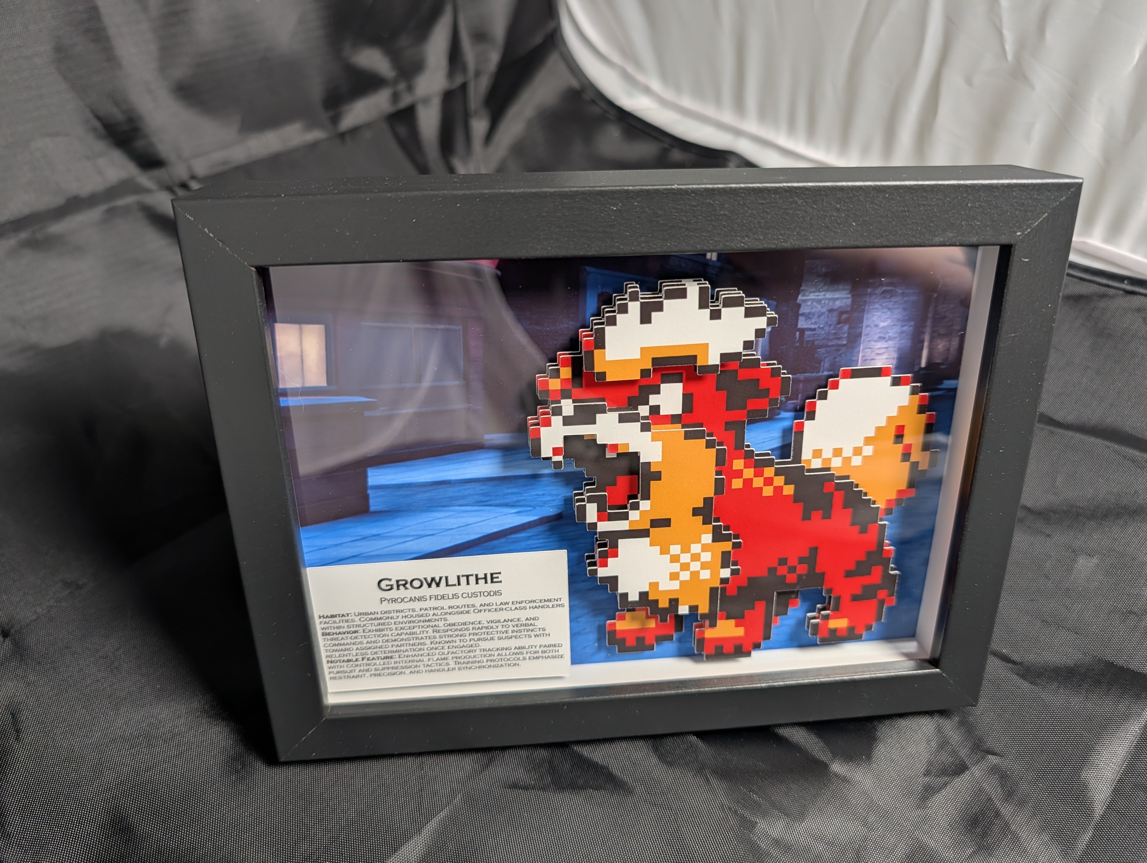 Growlithe 5x7 Pixel Preservation