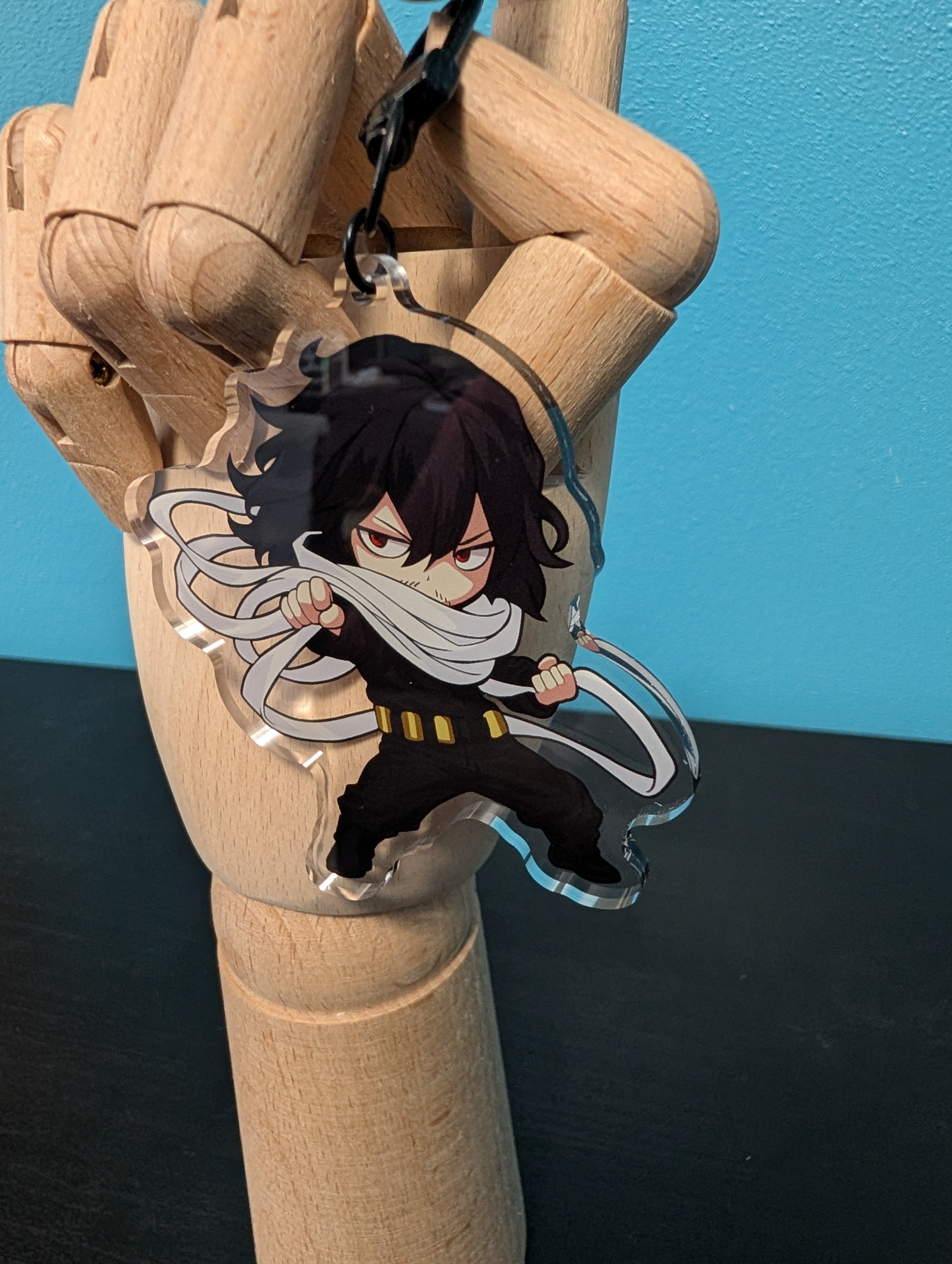 Chibi MHA inspired Aizawa Keychain