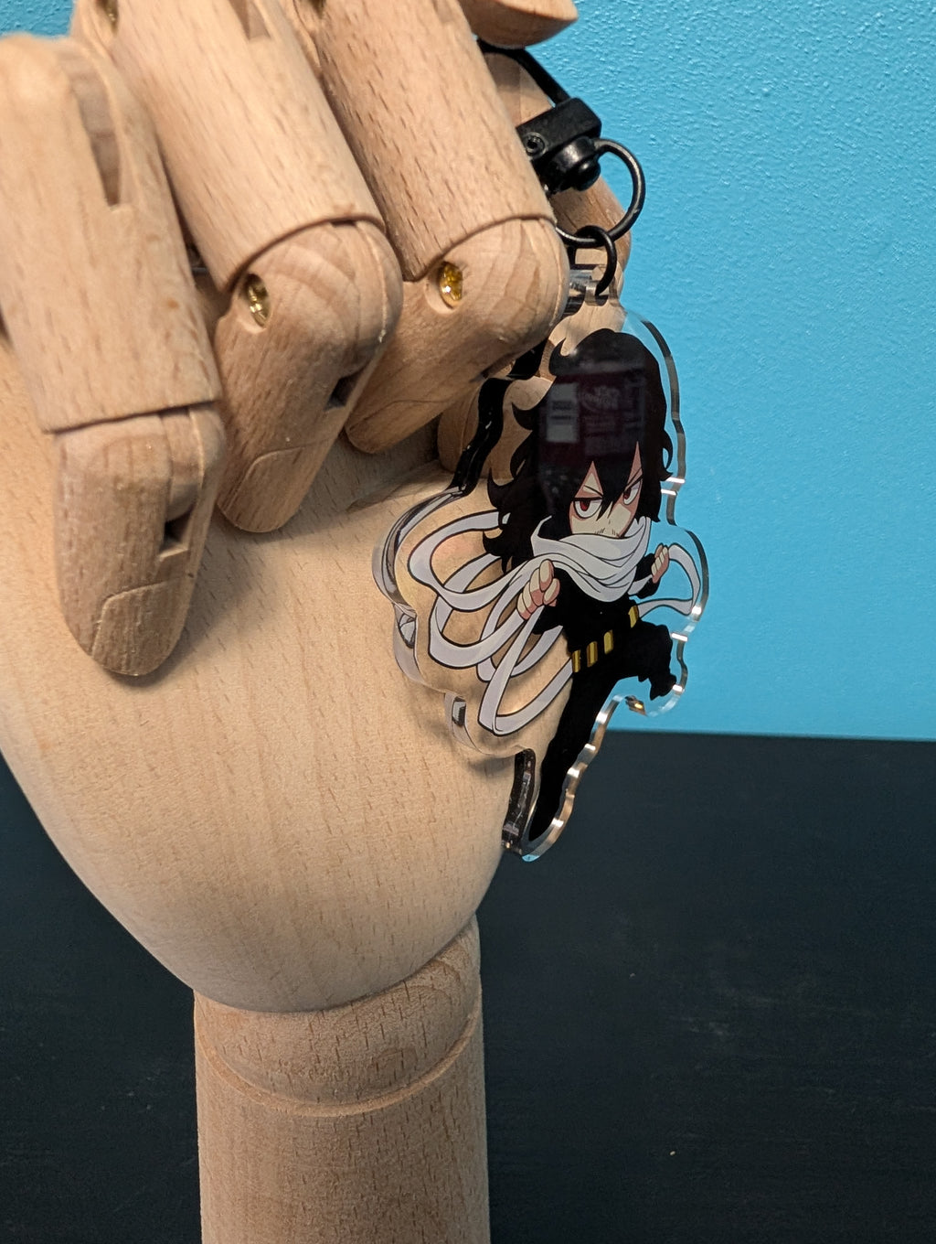 Chibi MHA inspired Aizawa Keychain