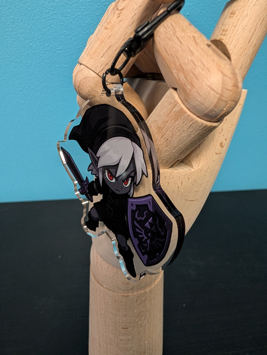 Chibi Dark Link inspired Keychain