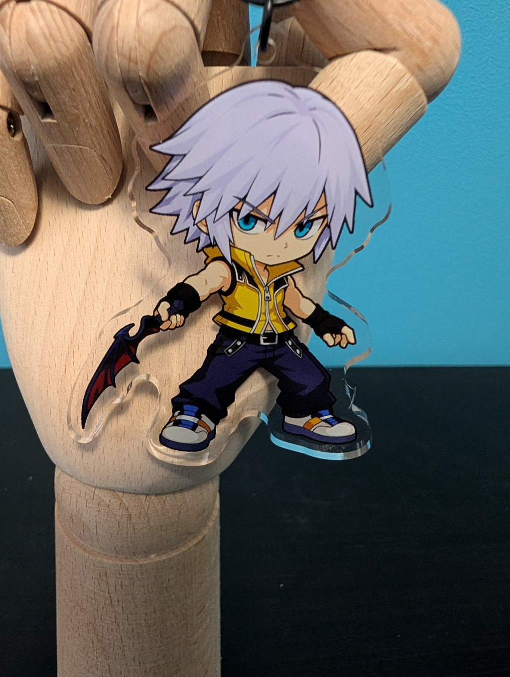 Chibi Riku Kingdom Hearts Inspired Keychain