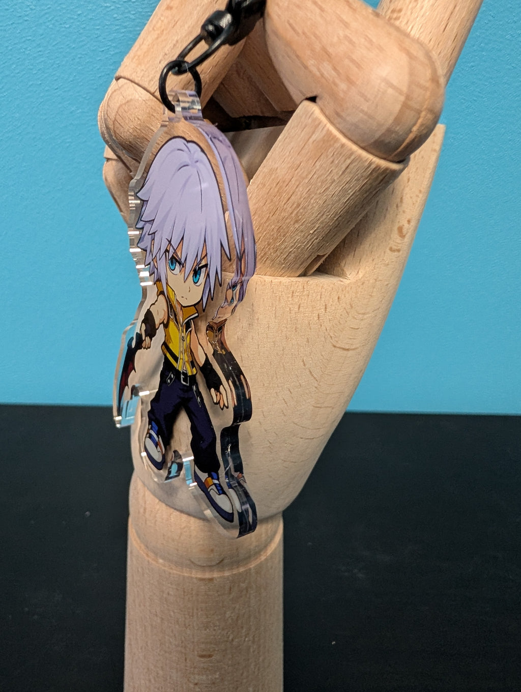 Chibi Riku Kingdom Hearts Inspired Keychain