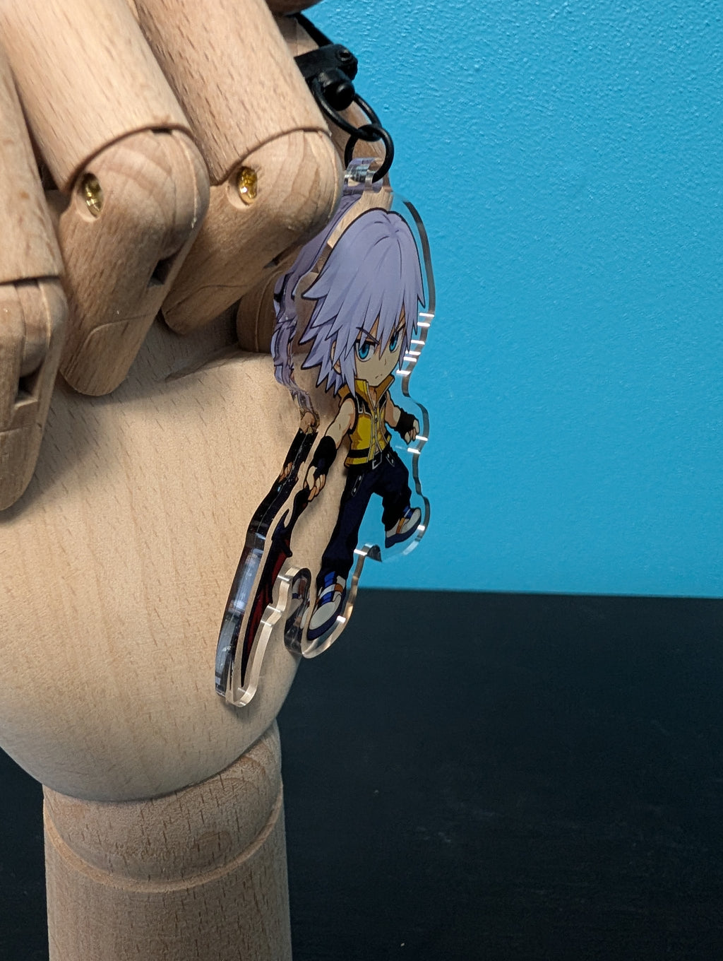 Chibi Riku Kingdom Hearts Inspired Keychain