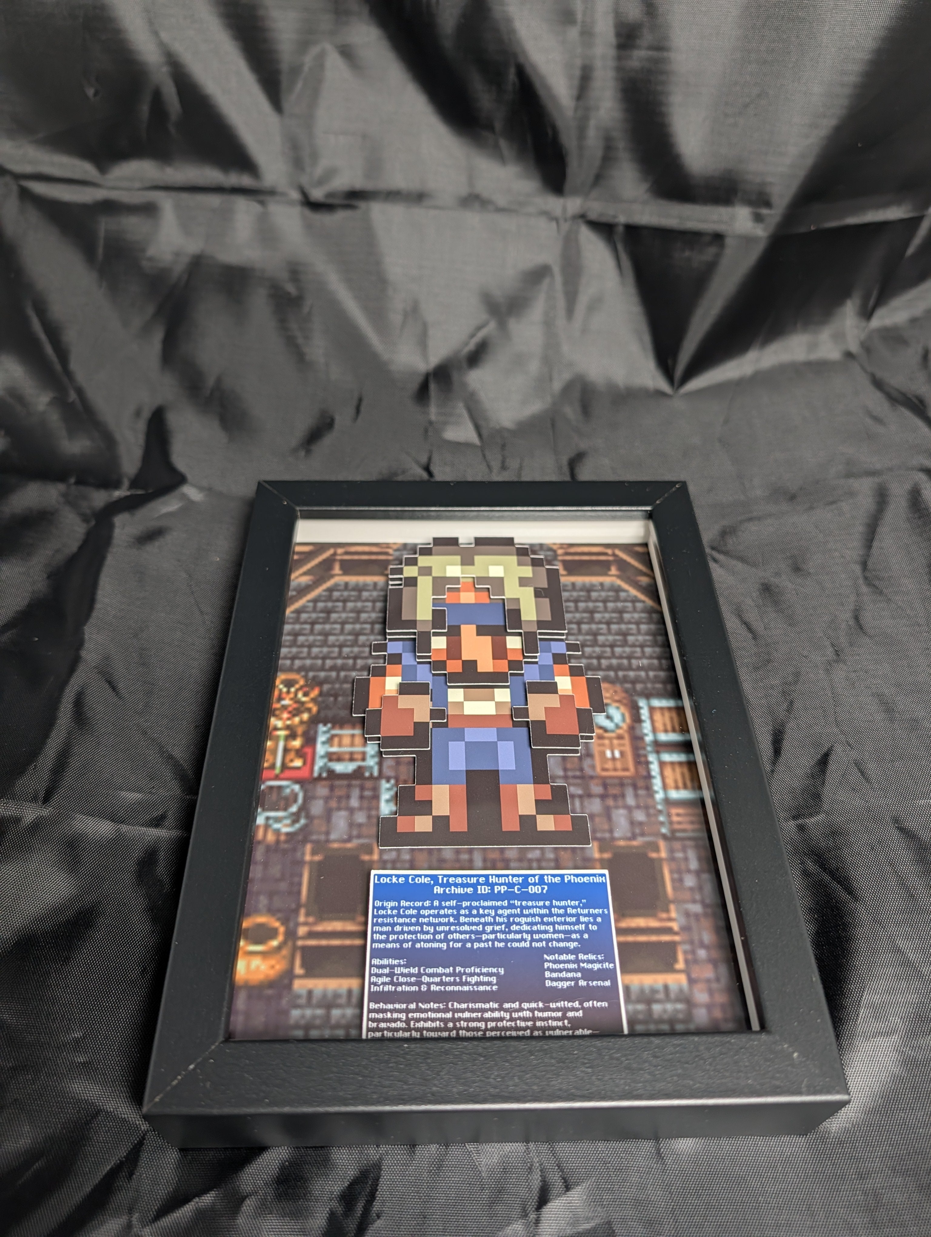 Locke Cole Special Edition FFVI 5x7 Pixel Preservation