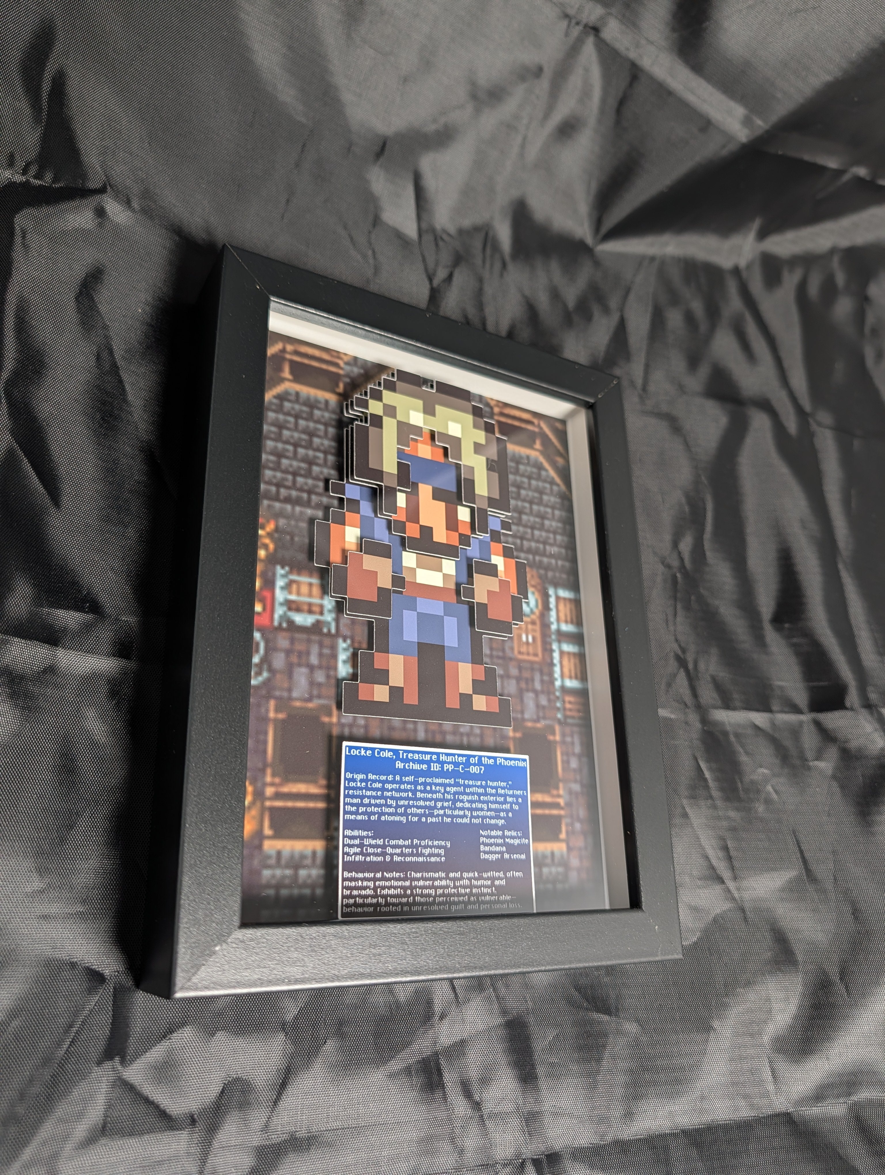 Locke Cole Special Edition FFVI 5x7 Pixel Preservation