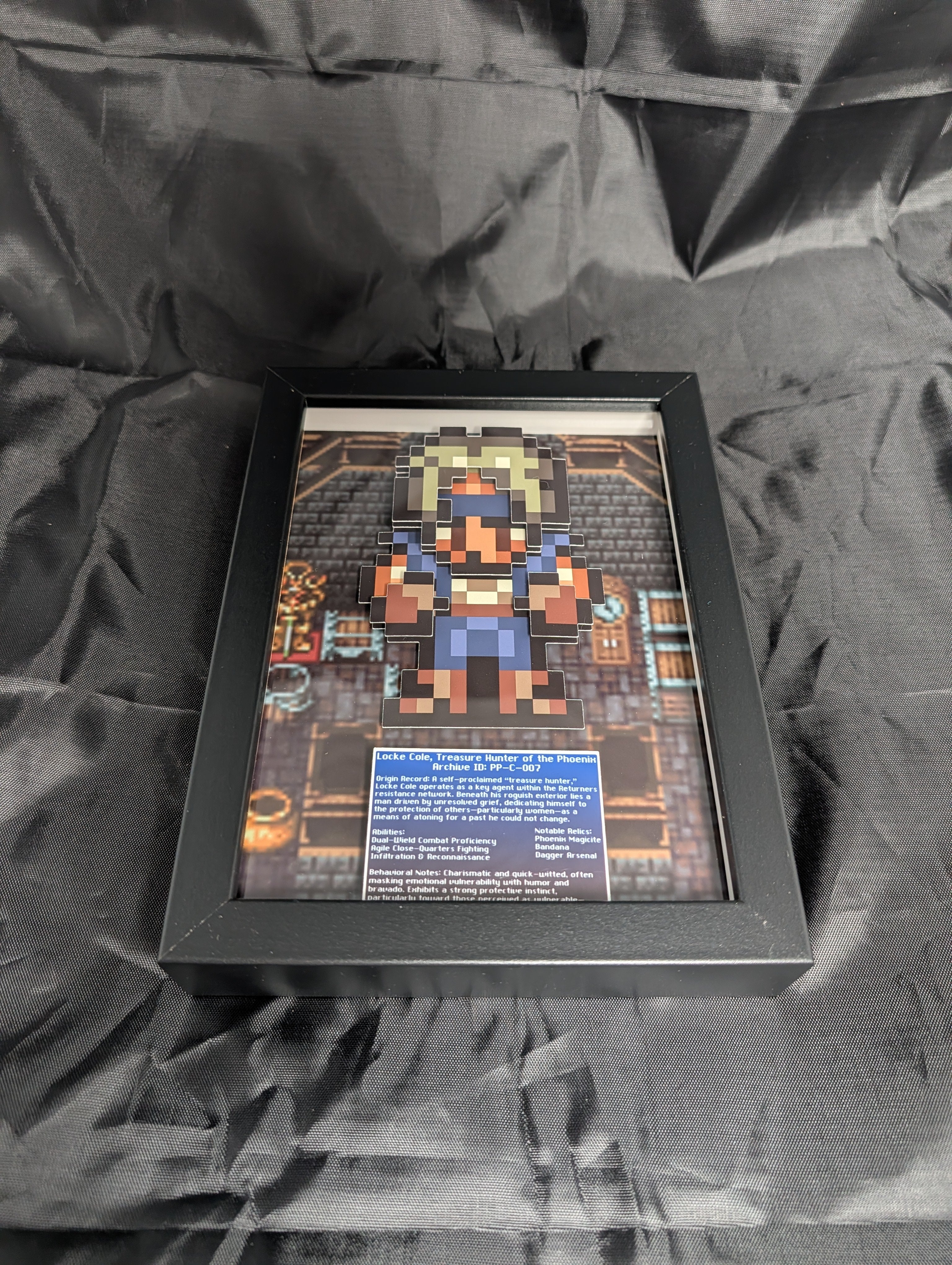Locke Cole Special Edition FFVI 5x7 Pixel Preservation