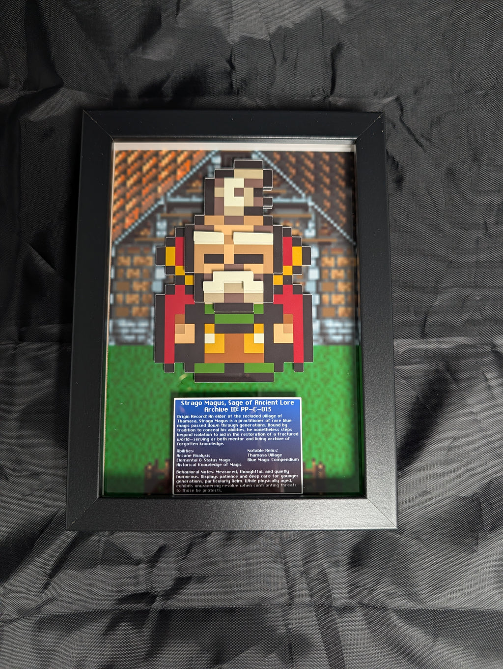 Strago Magus Special Edition FFVI 5x7 Pixel Preservation
