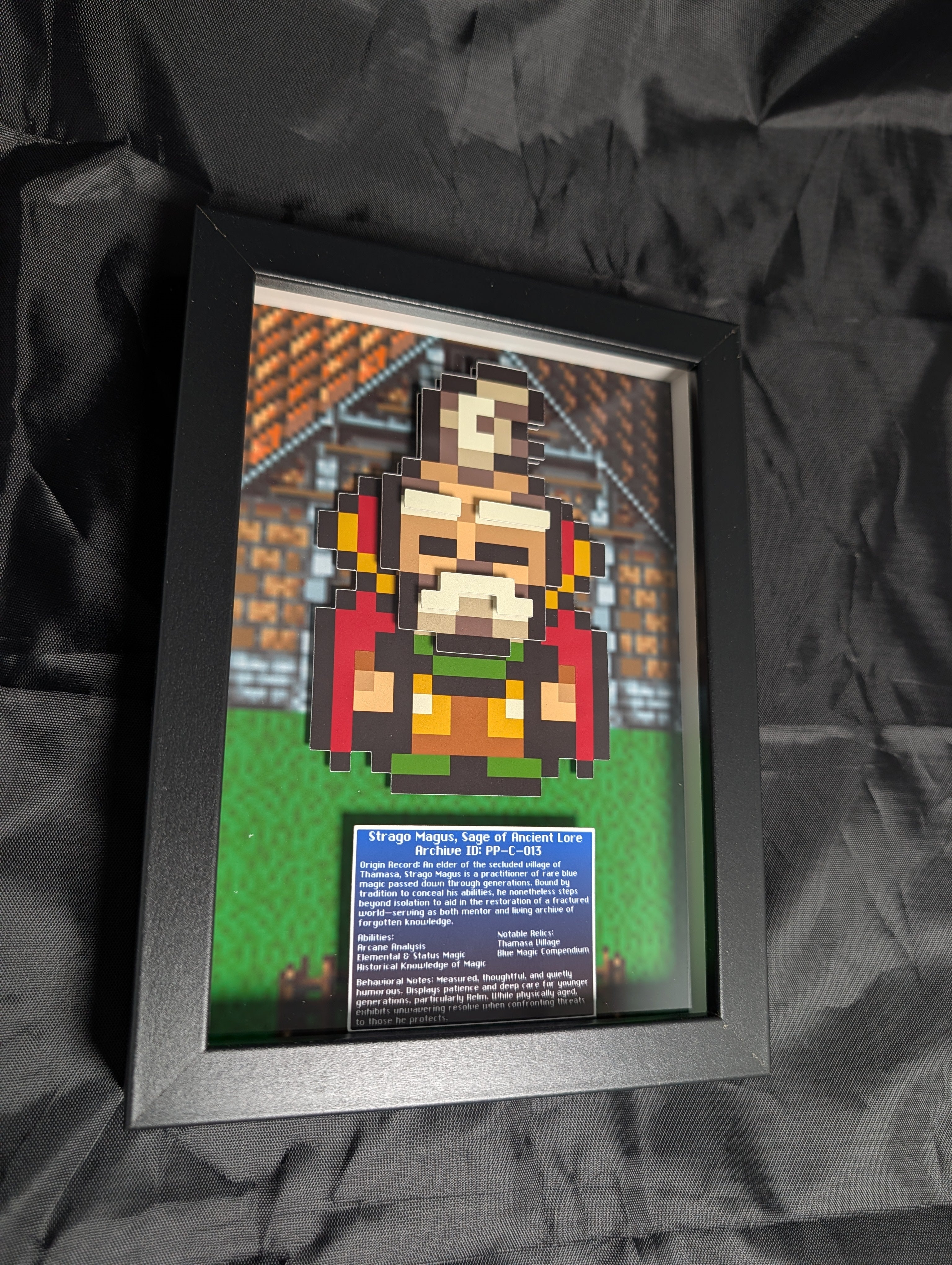 Strago Magus Special Edition FFVI 5x7 Pixel Preservation