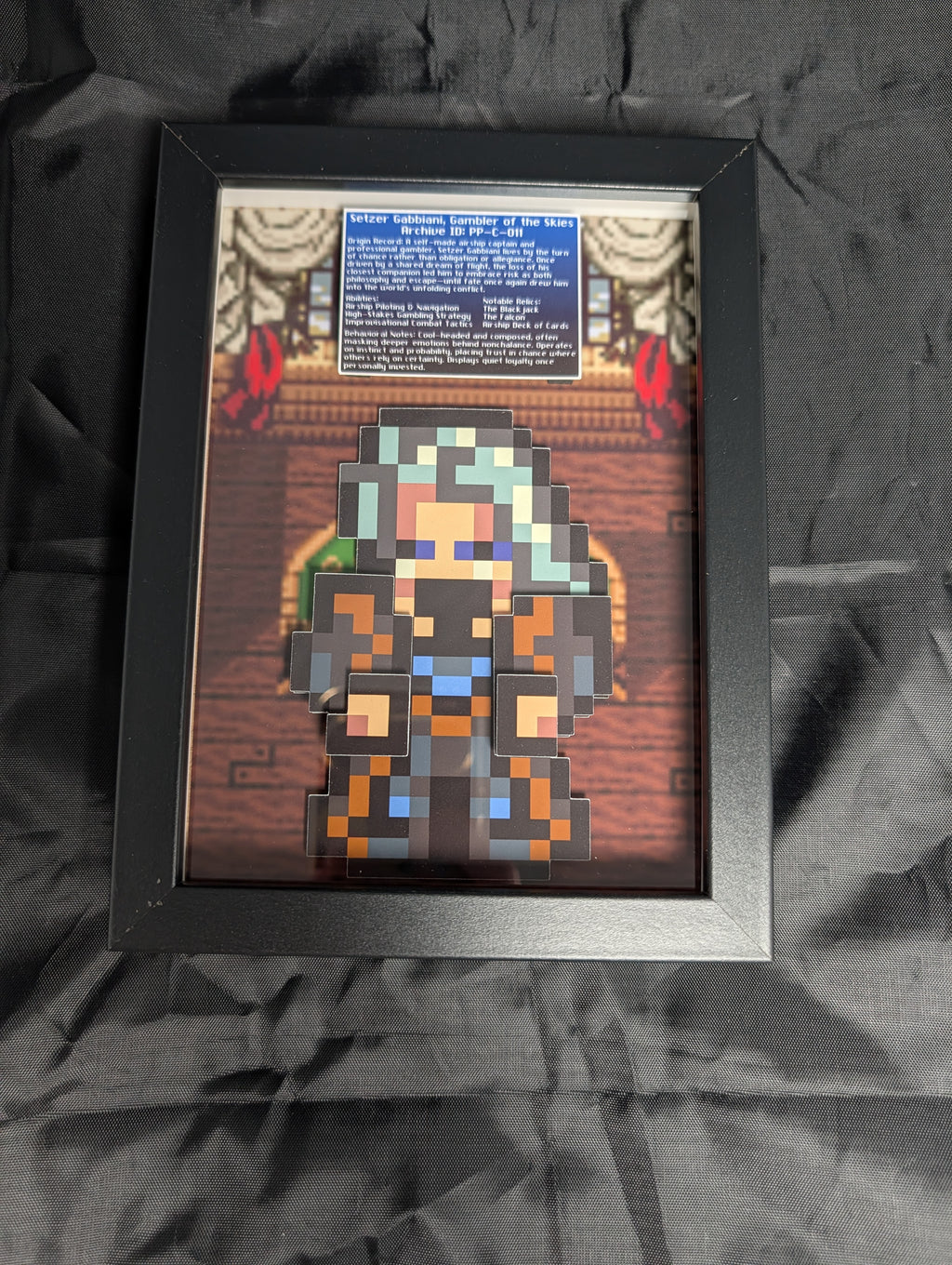 Setzer Gabbiani Special Edition FFVI 5x7 Pixel Preservation