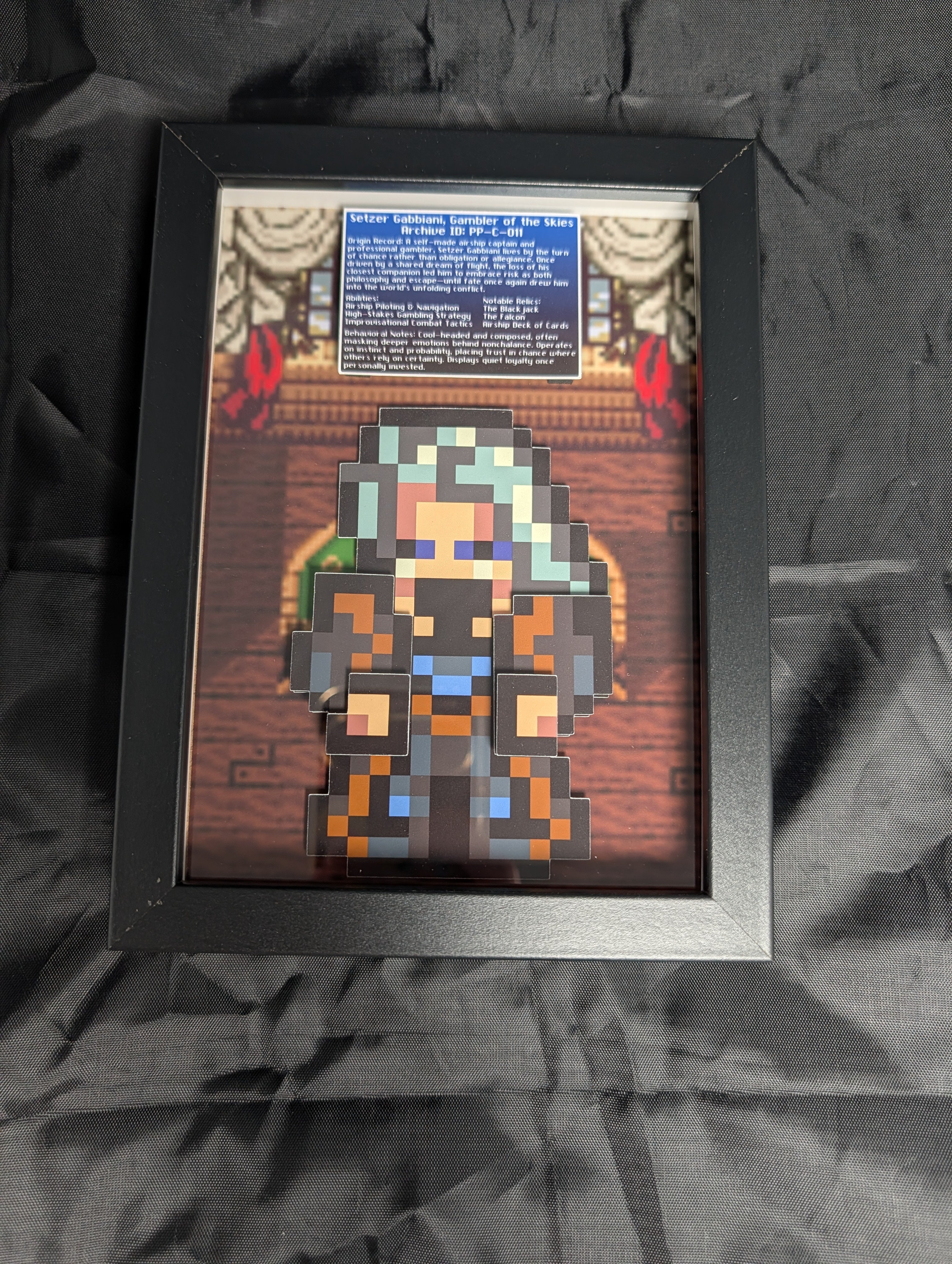 Setzer Gabbiani Special Edition FFVI 5x7 Pixel Preservation