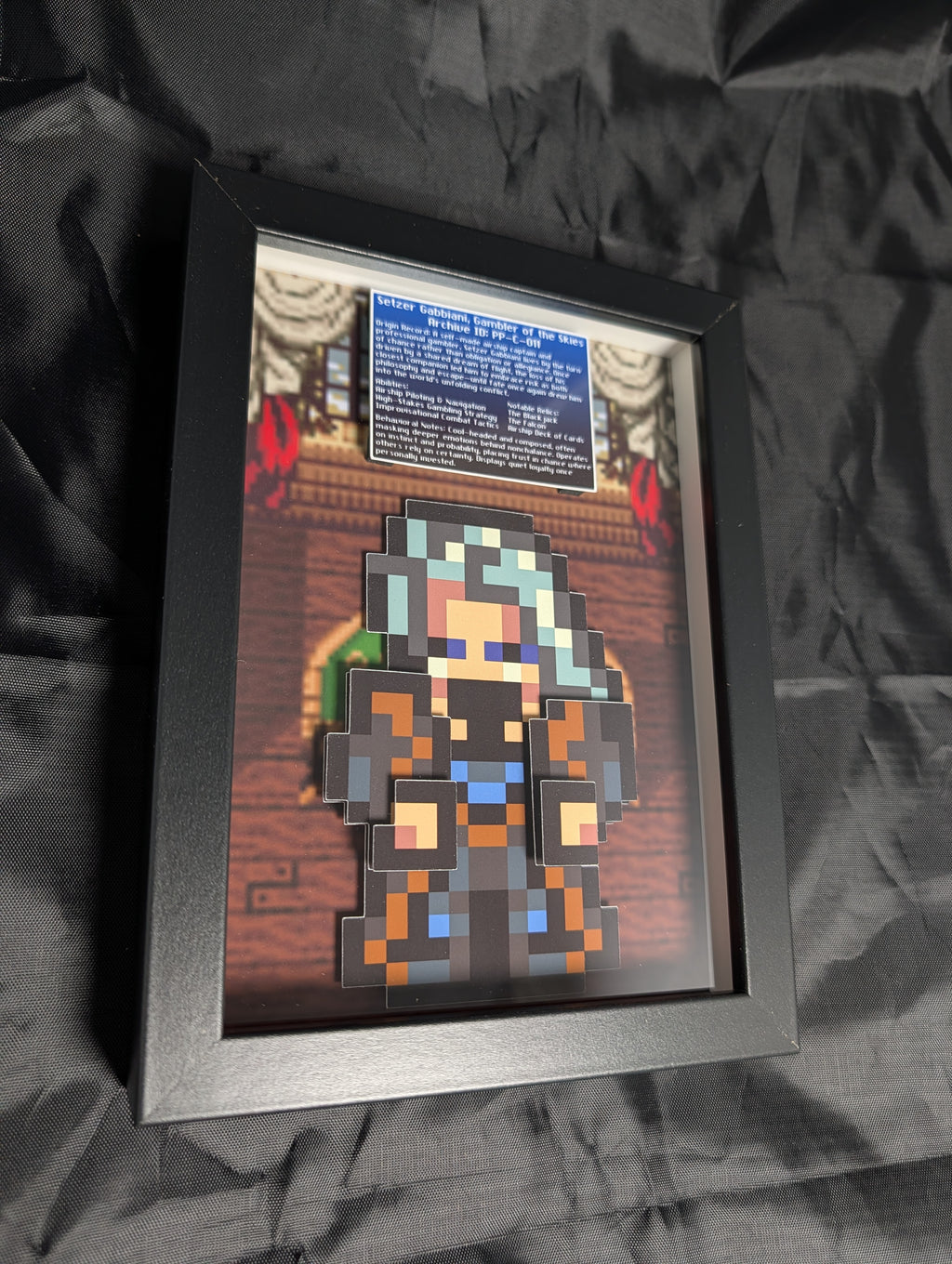 Setzer Gabbiani Special Edition FFVI 5x7 Pixel Preservation