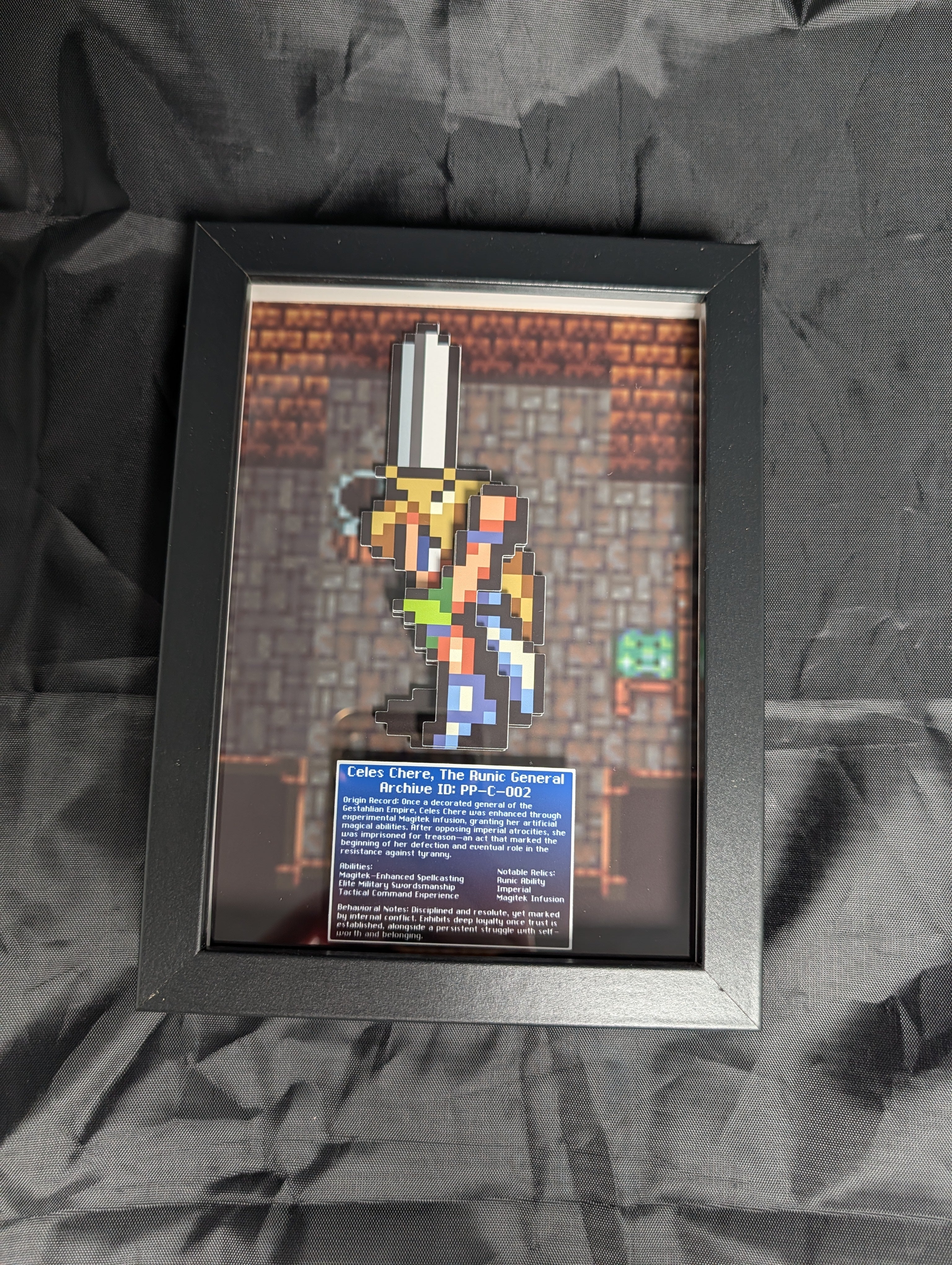 Celes Chere Special Edition FFVI 5x7 Pixel Preservation