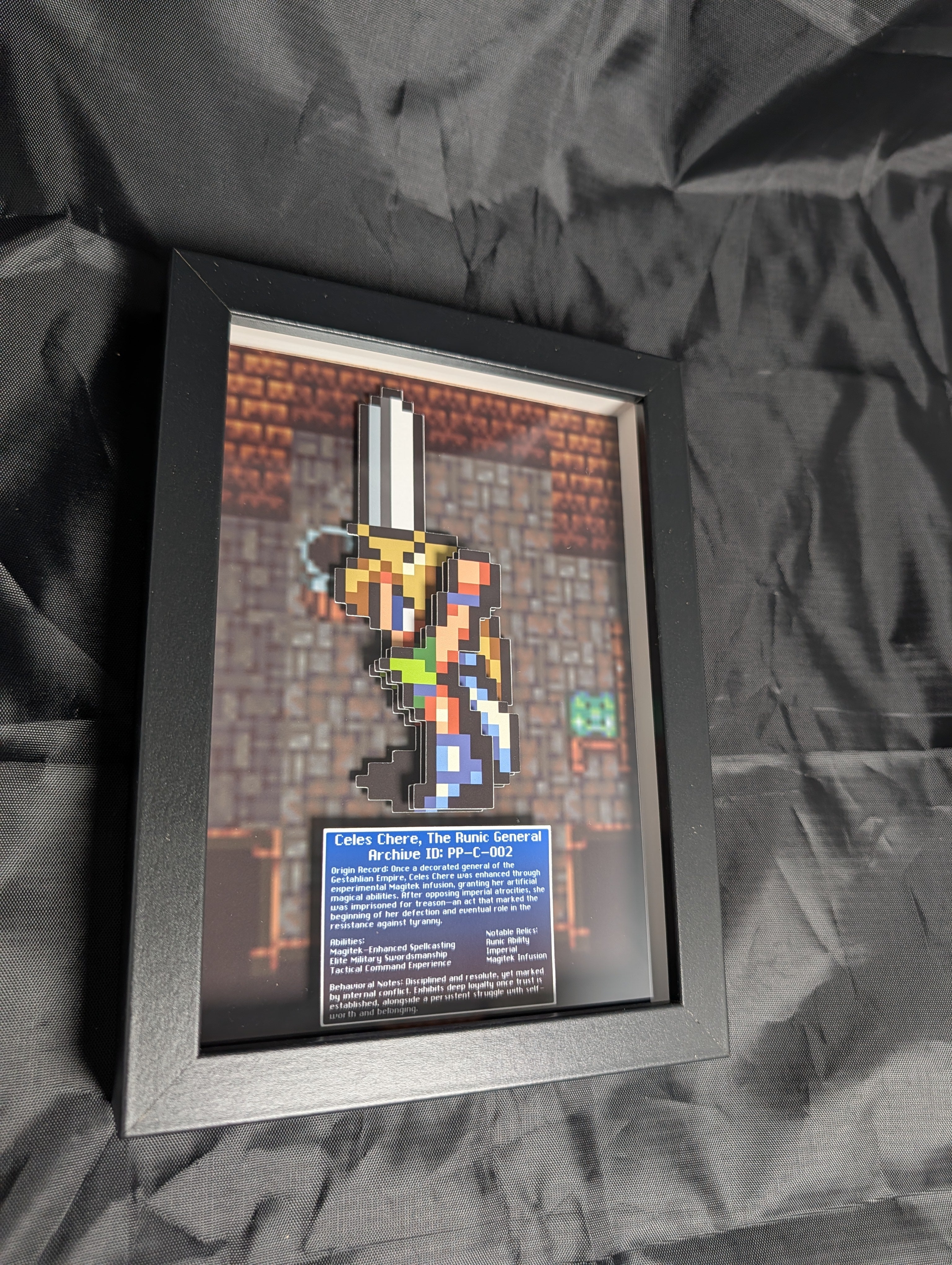 Celes Chere Special Edition FFVI 5x7 Pixel Preservation