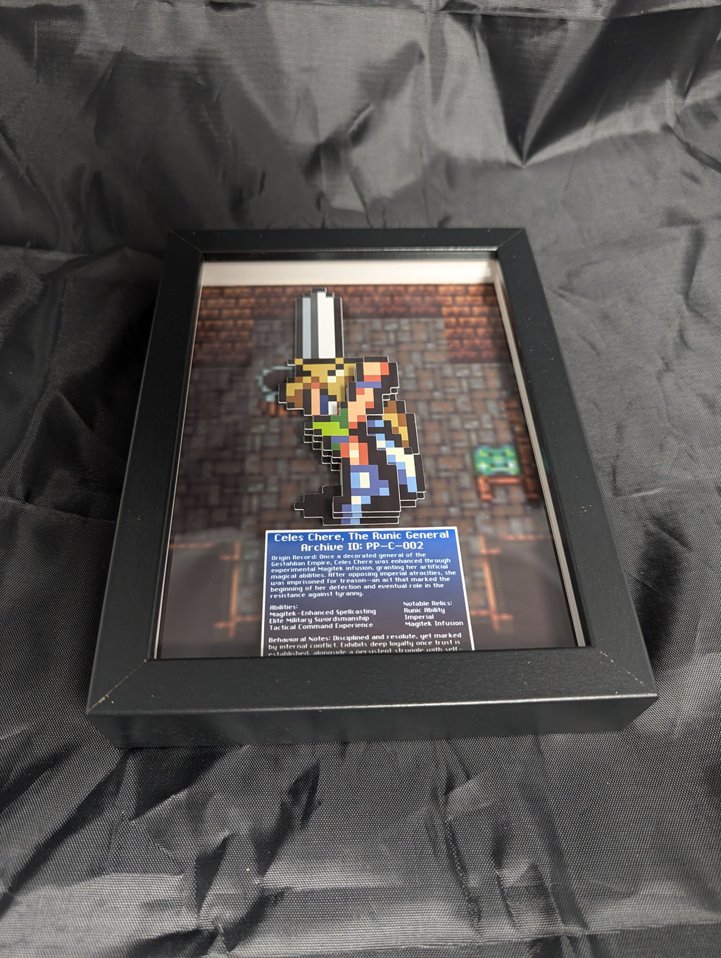 Celes Chere Special Edition FFVI 5x7 Pixel Preservation