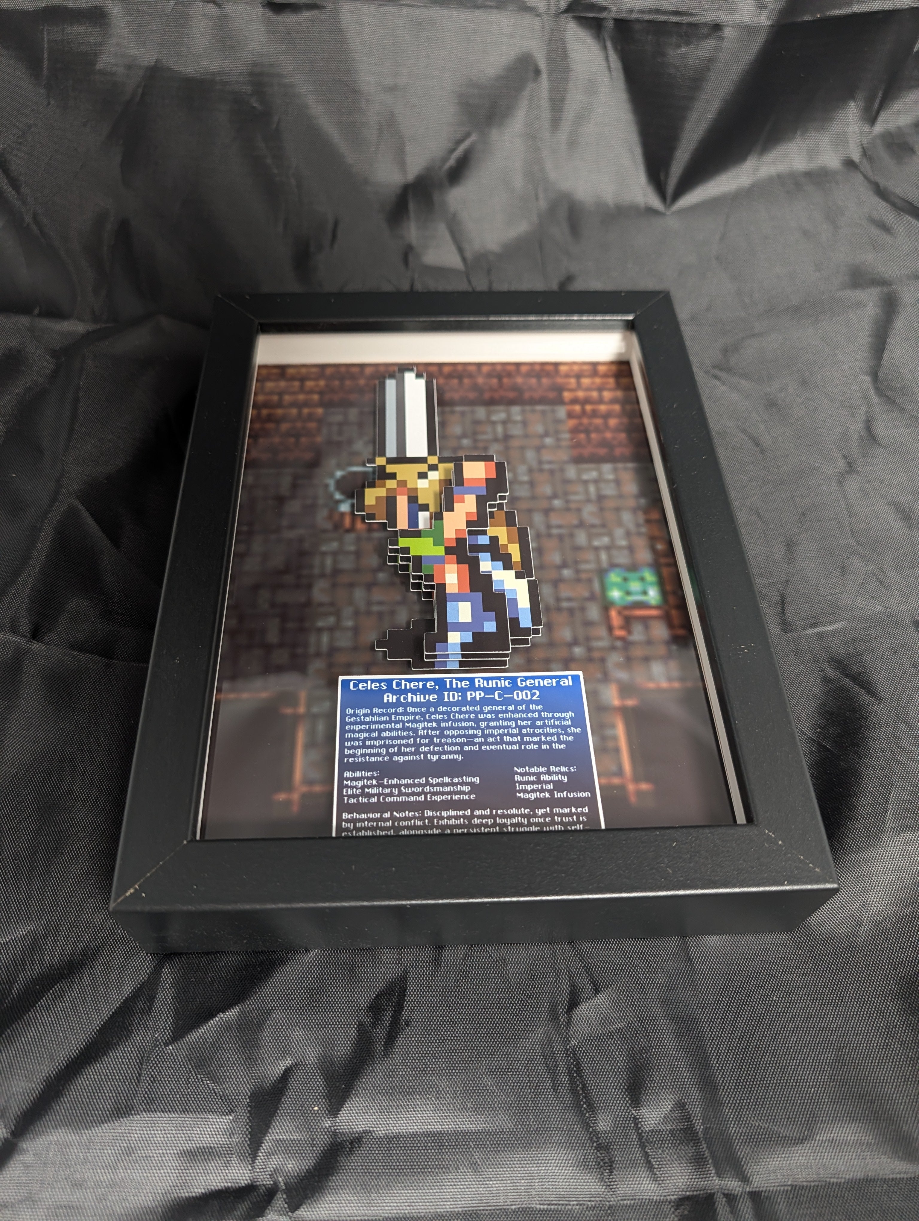 Celes Chere Special Edition FFVI 5x7 Pixel Preservation