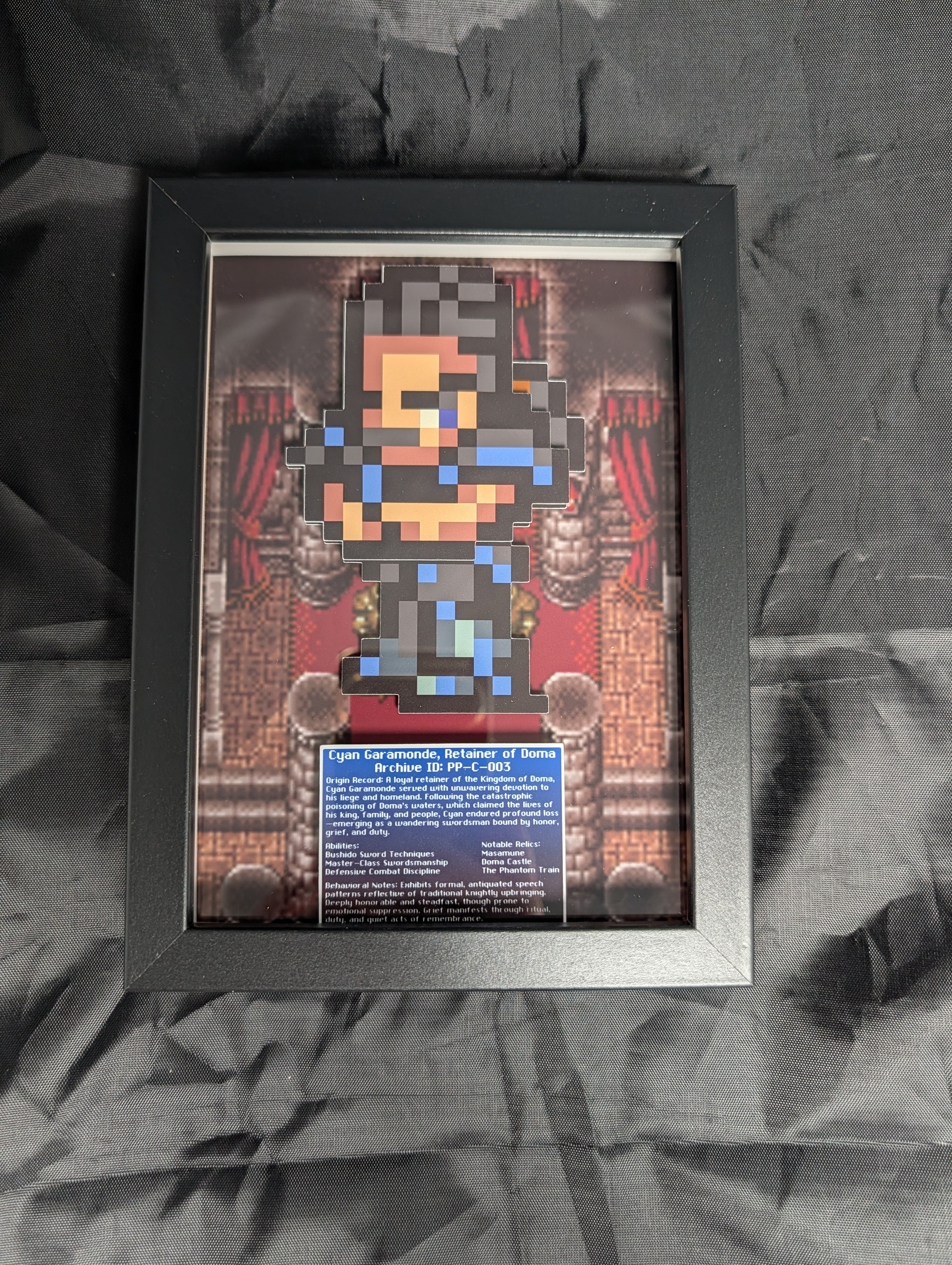 Cyan Garamonde Special Edition FFVI 5x7 Pixel Preservation
