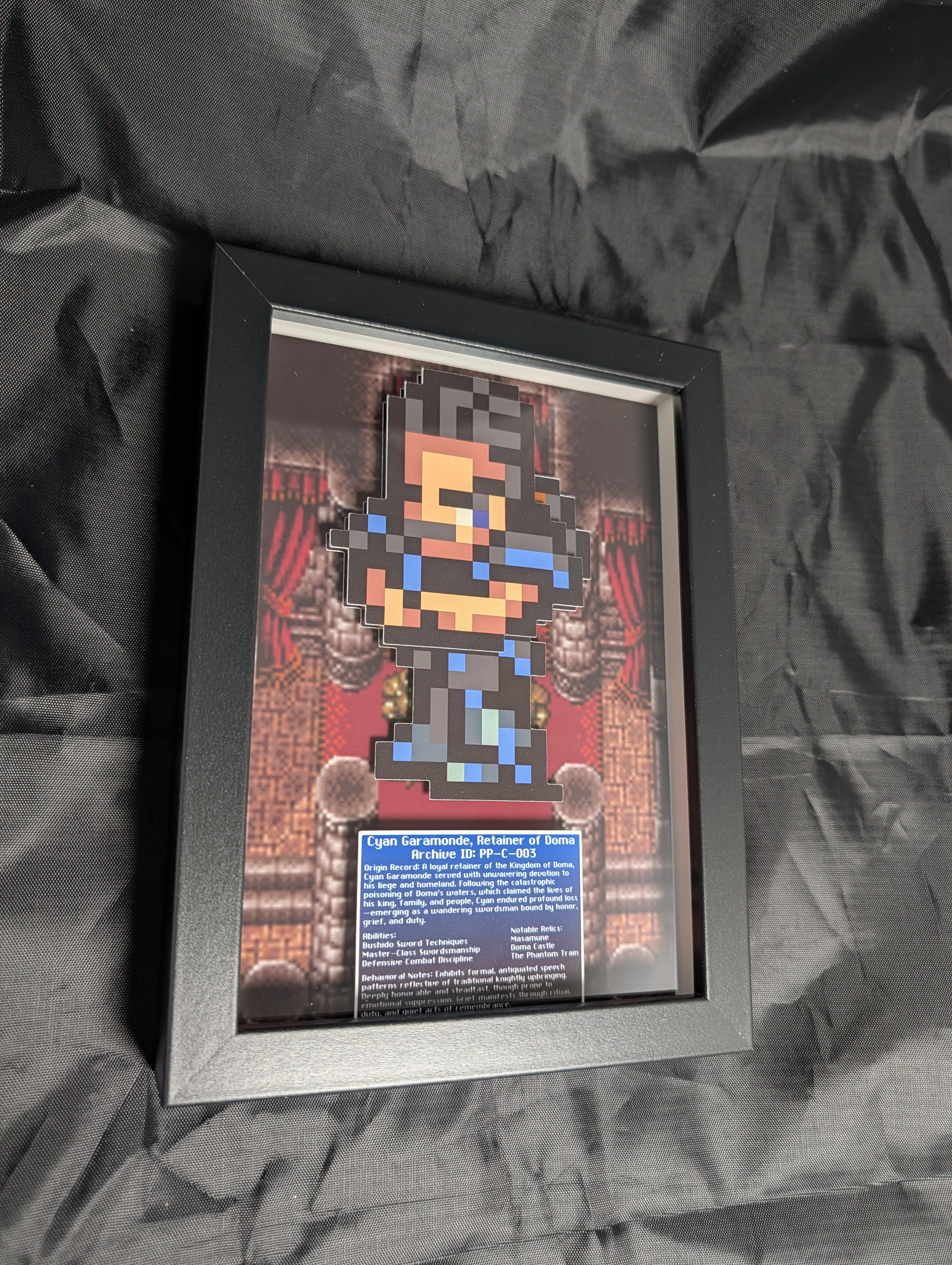 Cyan Garamonde Special Edition FFVI 5x7 Pixel Preservation