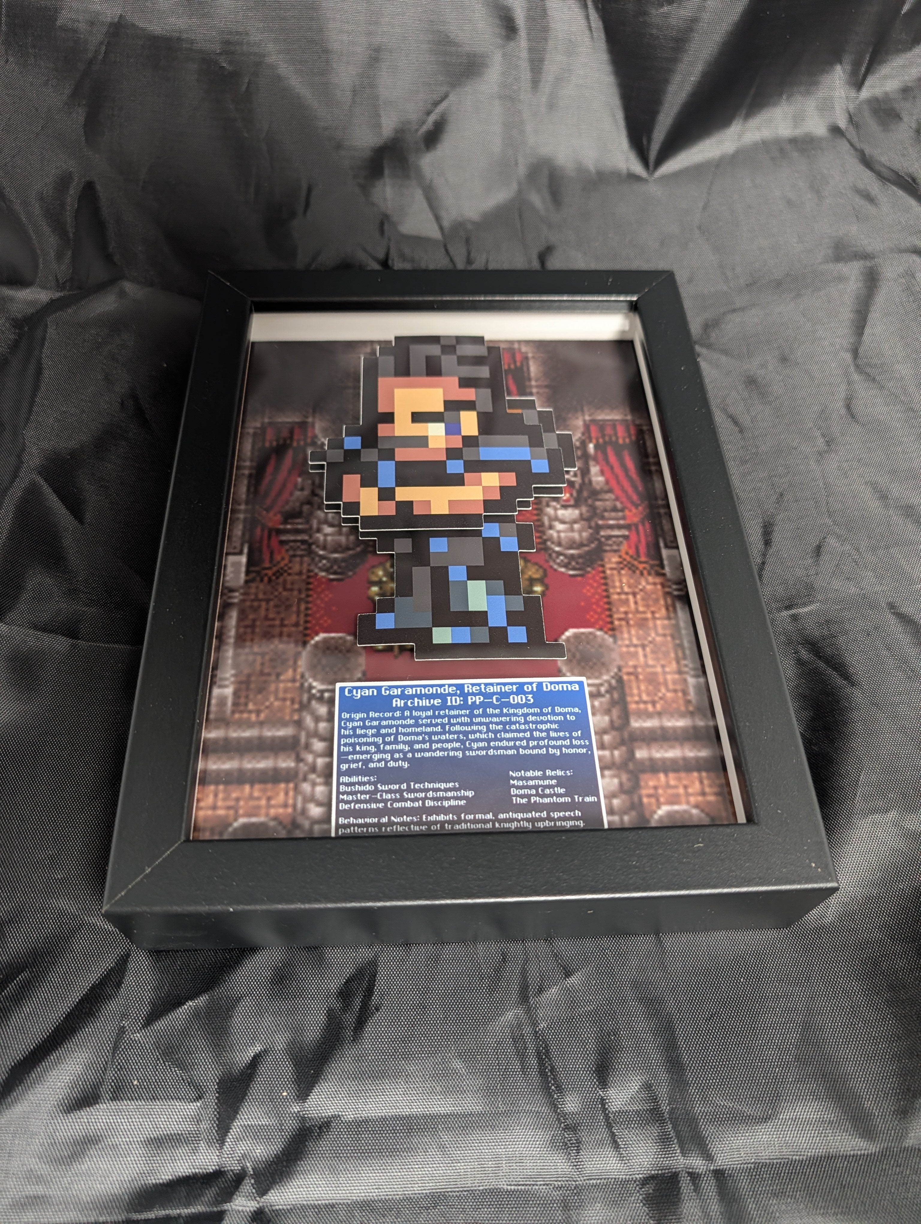 Cyan Garamonde Special Edition FFVI 5x7 Pixel Preservation