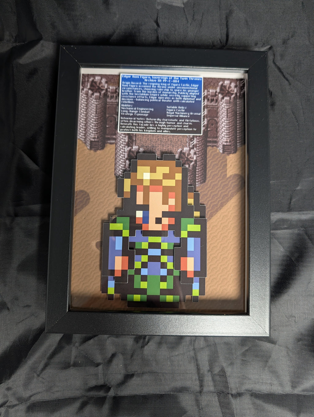 Edgar Figaro Special Edition FFVI 5x7 Pixel Preservation