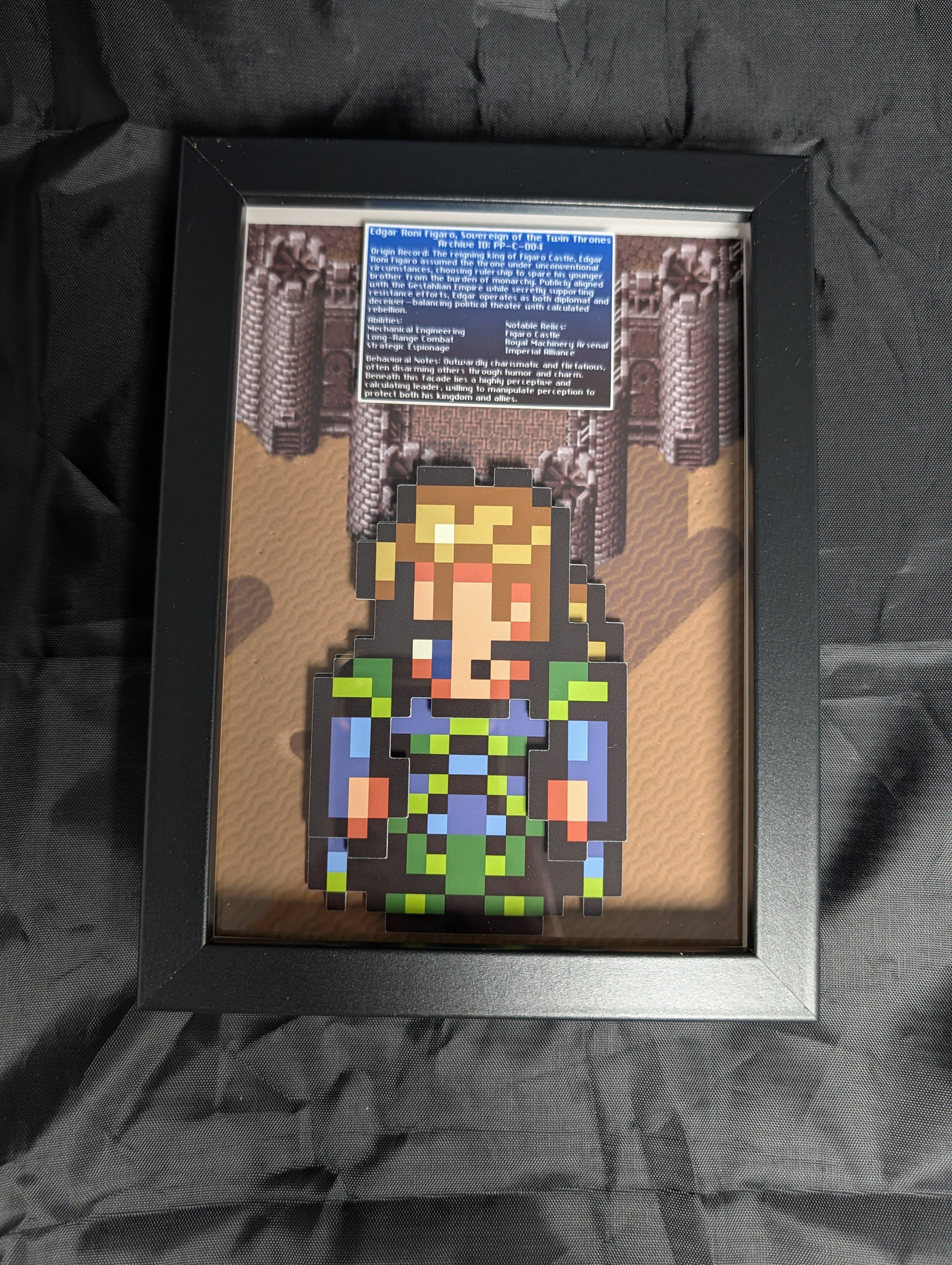 Edgar Figaro Special Edition FFVI 5x7 Pixel Preservation